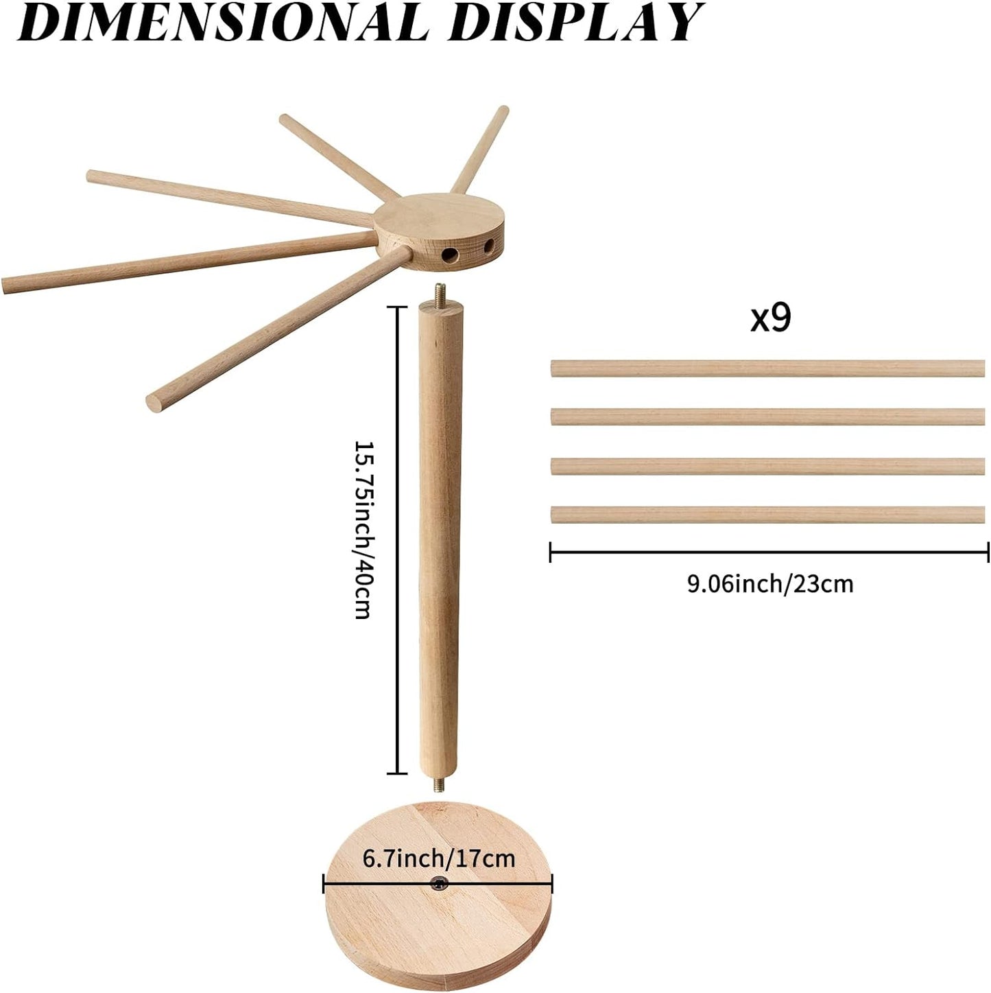 Pasta Drying Rack, Large Wood Pasta Rack Collapsible for Fresh Pasta Noodle Spaghetti Dryer Hanger Stand