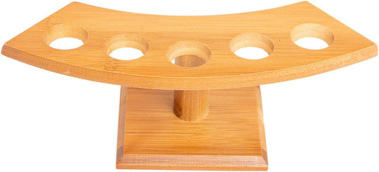 Japanese Style Temaki Sushi Roll Holder Ice Cream Cone Holder With 1-5 Compartments Holes, Kitchen Dining Decor Display Stand, Restaurant Supply Serveware (5 Holes)