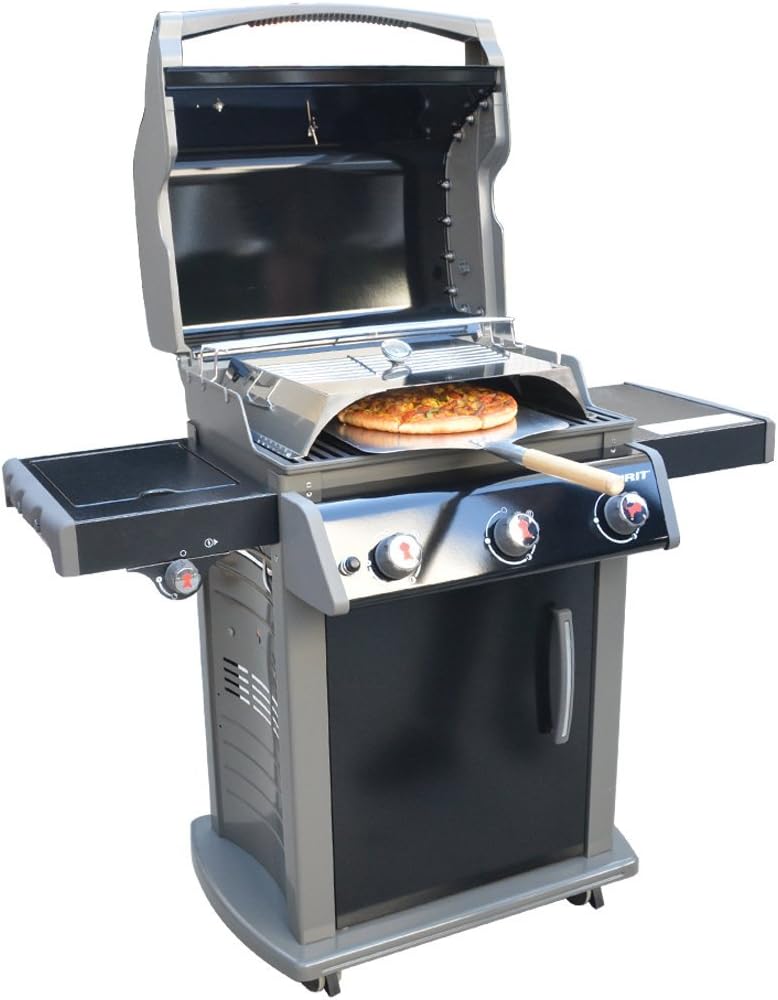 only fire 28" Long Metal Pizza Peel with Wooden Handle for Indoor & Outdoor Grill Oven, 13.5 x 16 inch Pizza Baking Spatula Paddle for Baking Bread Pie