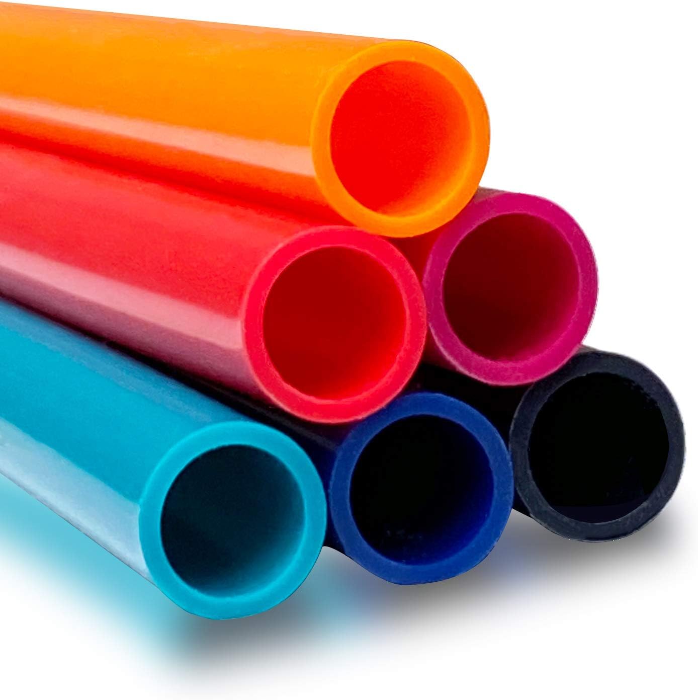 12 Pcs Eco Friendly Silicone Straws with 2 cleaning Brushes,Reusable Silicone Drinking Straws,for 30oz and 20oz Tumblers,Yeti, Ozark, (Pure Multicolor, 10 inches)