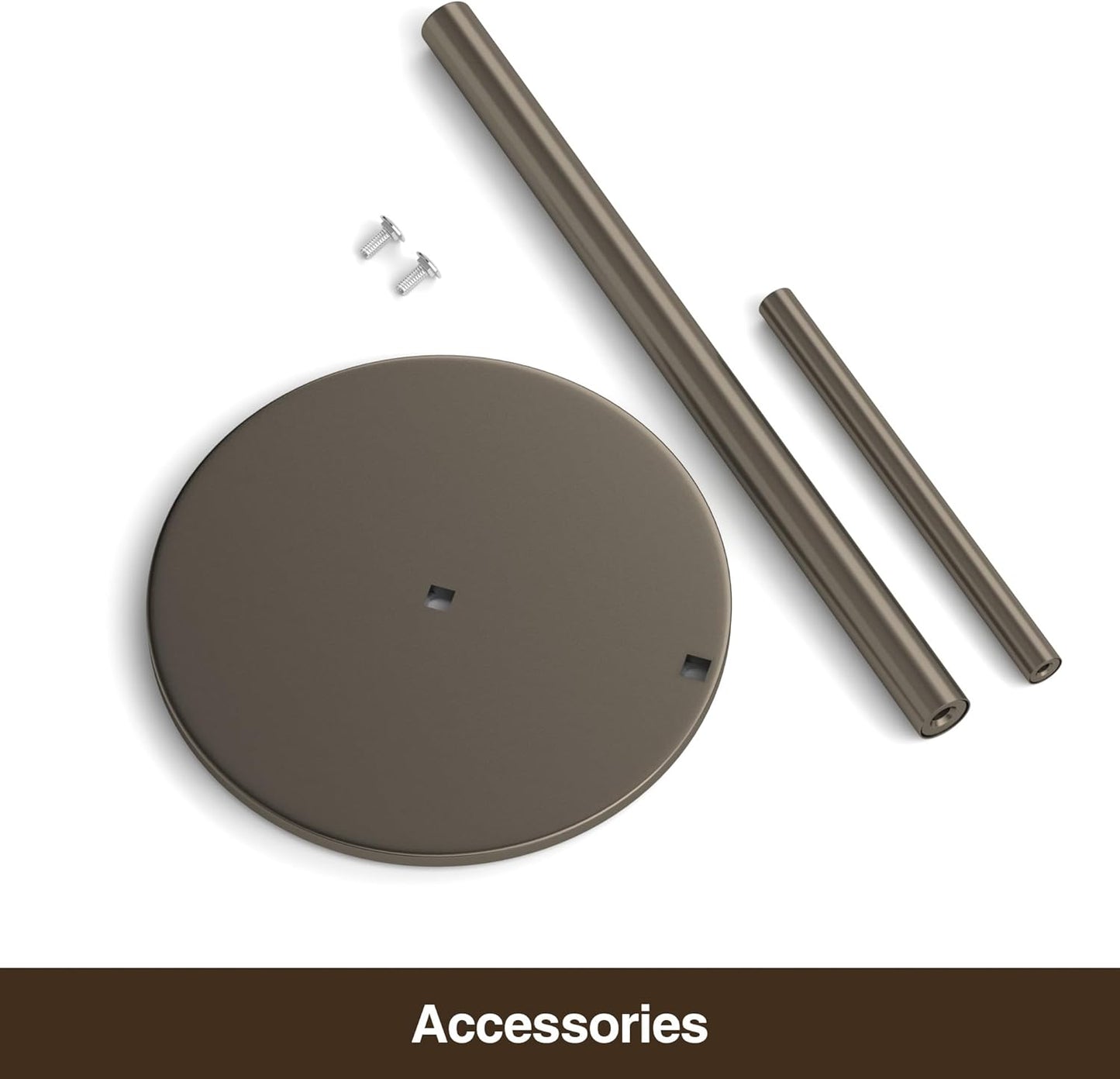 Bronze Kitchen Paper Holder, Oil Rubbed Bronze Paper Towel Holder, Kitchen Roll Organizer, Countertop Roll Dispenser with Weighted Base