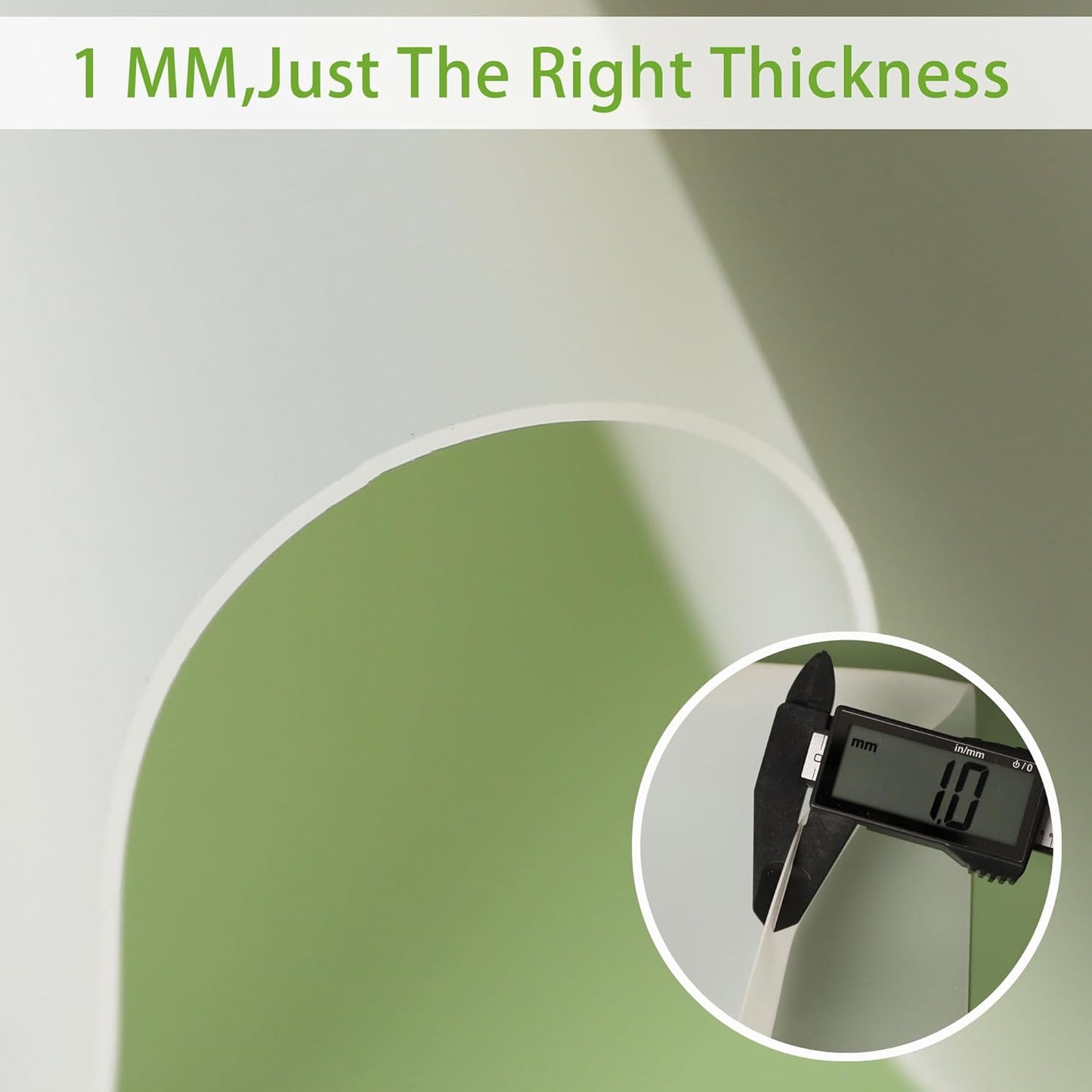 Clear Silicone Mat Small: 9" Non-Slip Baking Mat for Kitchen Counter - Heat Resistant Countertop Liner for Pastry 1/25 x 9 x 12 Inch Translucent (2/Pack)