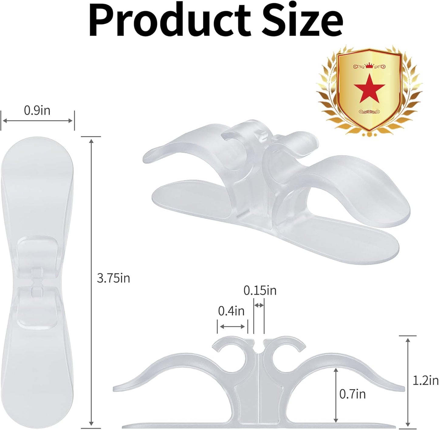 6PCS Clear Cord Organizer for Appliances, Kitchen Appliance Cord Organizer Stick On, Appliance Cord Holder, Cord Wrappers, Cord Winder for Pressure Cooker, Air Fryer, Blender, Coffee Maker, Toaster