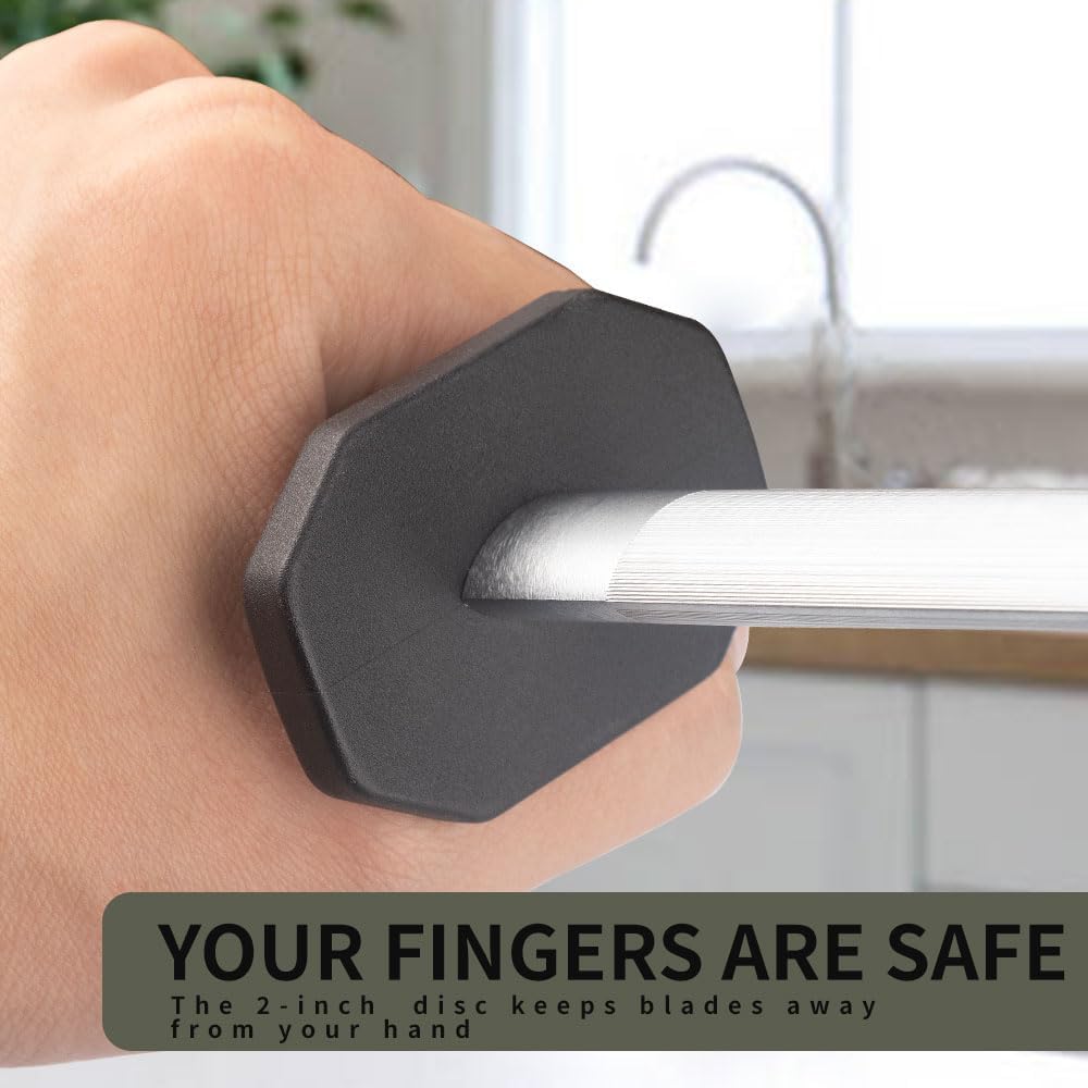 Selected High-Carbon Steel Honing Rod - Honing Steel Made of Hardened with Classic Simplicity Handle Sharpening Steel for Knife Sharpeners for Kitchen Knives (12IN-Flat)