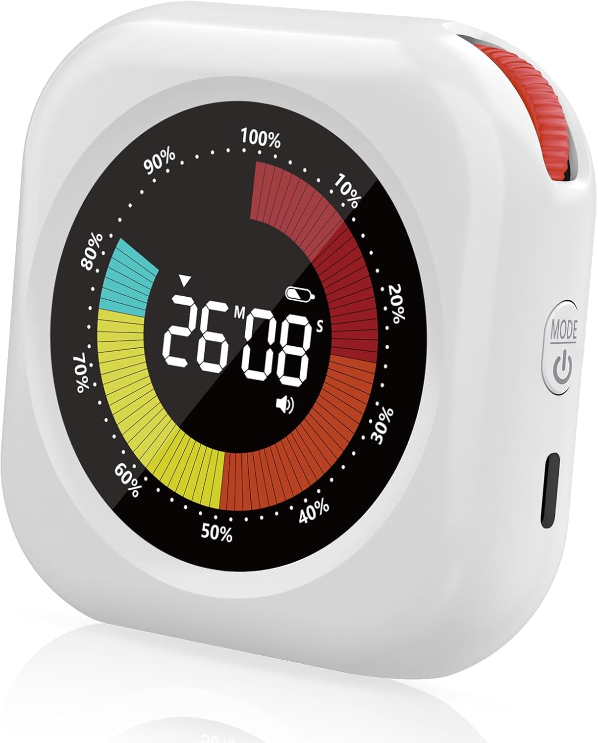 Visual Timer for Kids, 10 Hours Countdown/Up, with Rechargeable, 3 Volume Levels, 3 Brightness Display, and Magnetic, Homeschool Study Tool, Large Digital Timers for Classroom, Kitchen