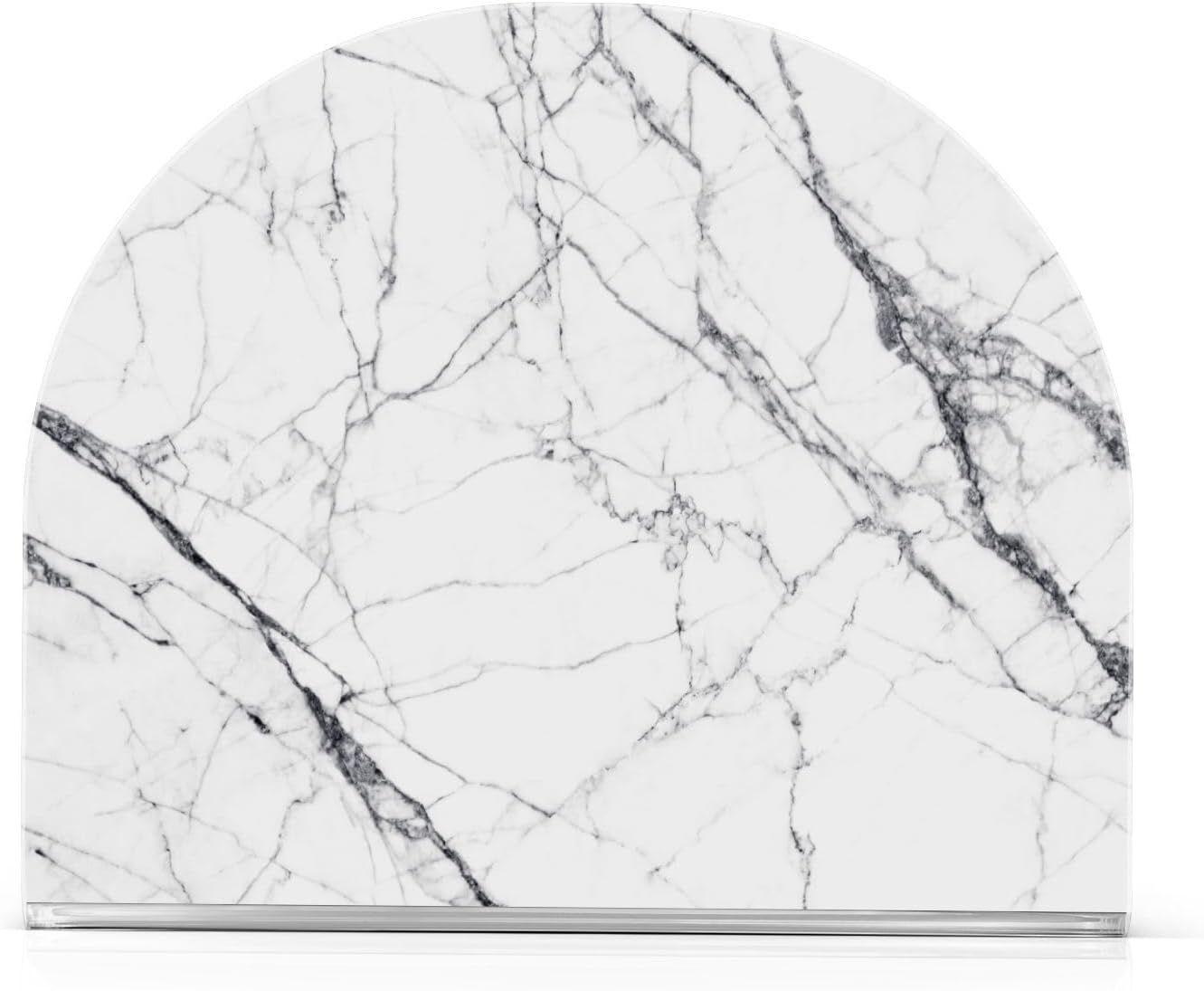 White Black Marble Napkin Holder for Table Paper Napkins Holder Acrylic Tissue Dispenser Kitchen Dining Room Bathroom Party Car Decor