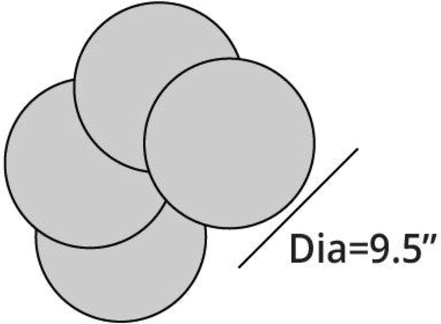 Covermates Keepsakes - Quilted Divider Set - Set of 4 - Scratch & Breakage Protection - Stain Resistant - Machine Washable - China Storage, Bronze