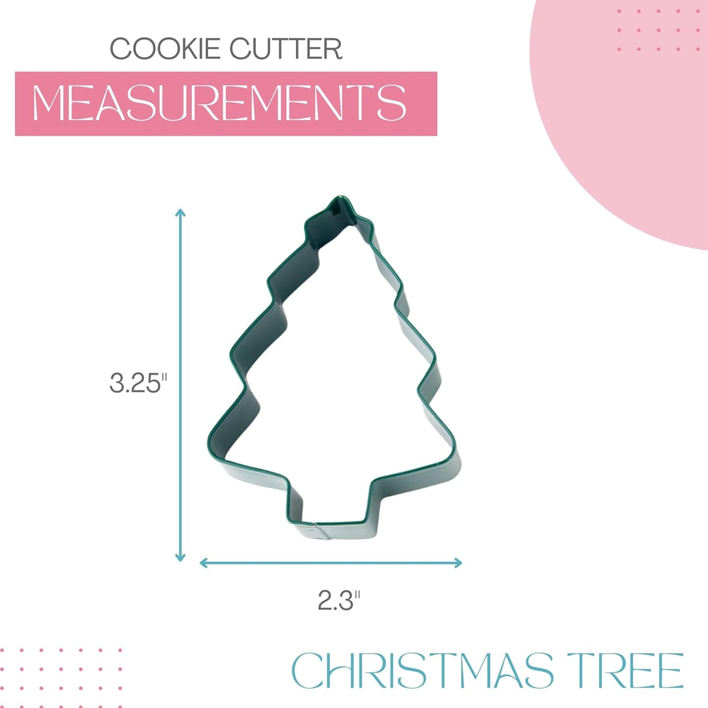 Cookie Cutter Kingdom, Christmas Cookie Cutters, Cookie Cutters Shape, Mold for Cakes Biscuits and Sandwiches (Christmas Tree)