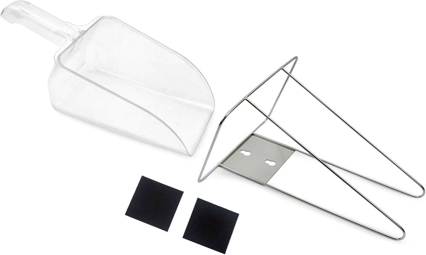 Darware Commercial Ice Scoop with Metal Holder, 7-Cup Capacity (58 Fluid Oz.)