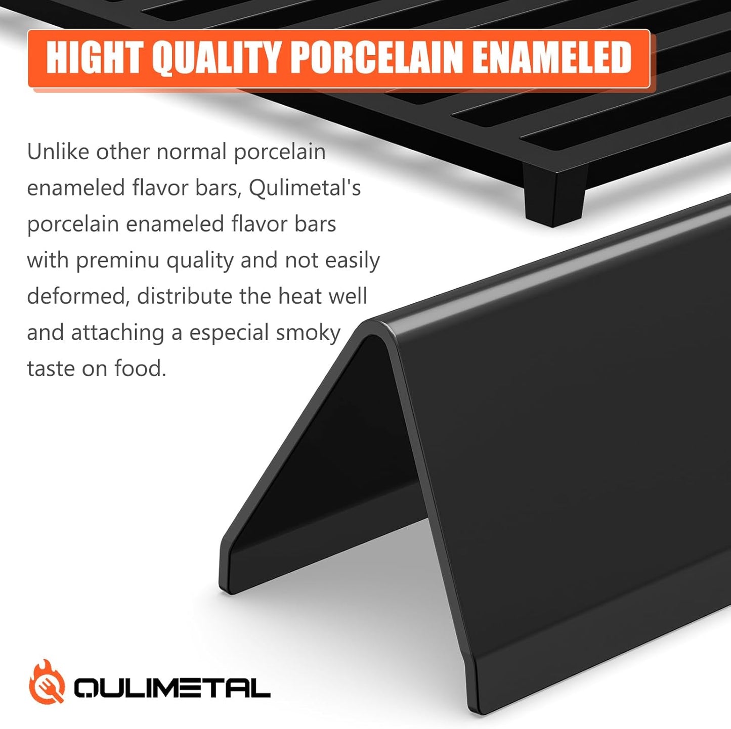 Spirit E310 Grill Parts for Weber Spirit, 17.5" Grill Grates 15.3" Flavorizer Bars for Weber Spirit 300 & GS4 Spirit II 300, Spirit E-310 E-315 Grills with Front Control Knobs for Weber 7638 7636