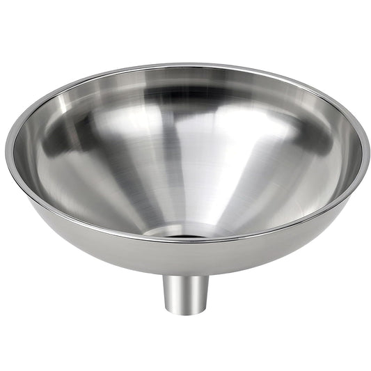 Kitchen Funnel, Stainless Steel funnels for Kitchen use Filling Bottles, one-Piece Funnel is Seamless and can be Used to Transfer Oils, Spices, and Powder mixes, and is Easy to Clean