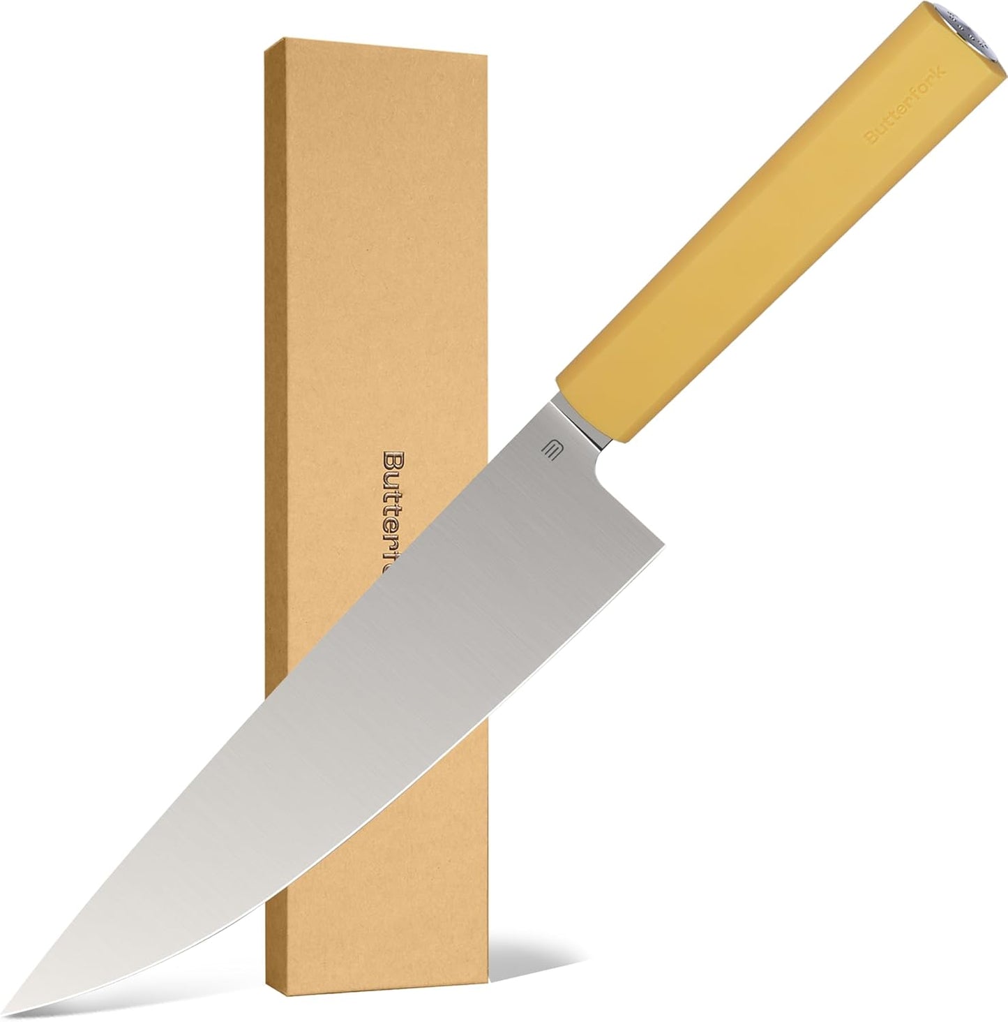 8 Inch Chef Knife, AR-RPM9 Steel & Ergonomic Handle Cooking Knife, Ultra Sharp Professional Kitchen Knife with Gift Box for Home Chefs