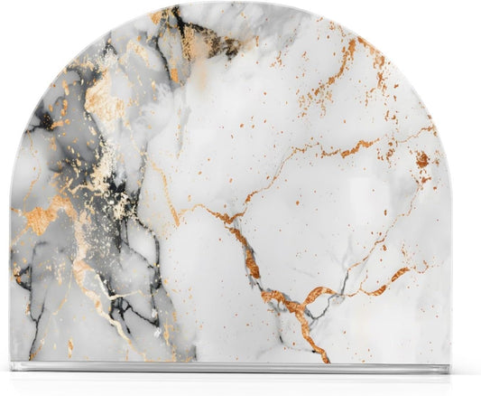 Marble Napkin Holder for Table Paper Napkins Holder Acrylic Tissue Dispenser Kitchen Dining Room Bathroom Party Car Decor