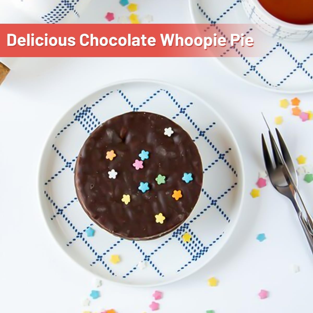 CAKETIME Muffin Top Pan, Silicone Molds for Breakfast Sandwiches, English Muffins, Whoopie Pies, Corn Bread, Egg Bites, Tarts - 2 Pack Red