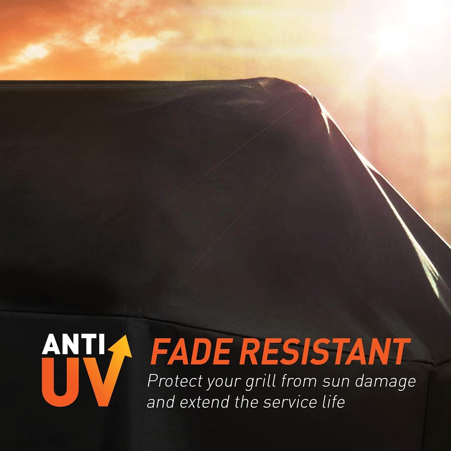 BBQ Grill Cover 55 Inch, Heavy Duty Waterproof Gas Grill Cover Fade Resistant, All Weather Protection Compatible with Weber Charbroil Nexgrill