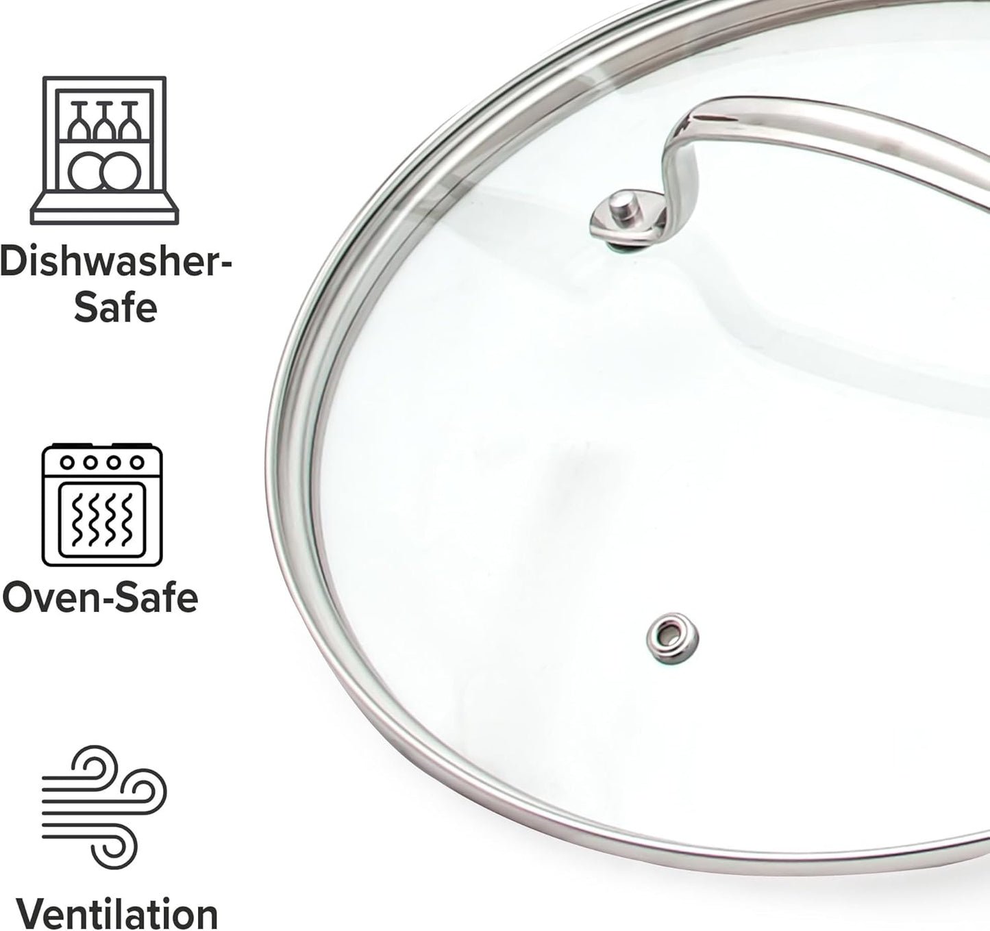 Nuwave 12pc Healthy Pots and Pan Set Non-Stick, Forged Lightweight Cookware Set, G10 Duralon Ceramic Coating, Vented Tempered Glass Lids, Induction-Ready & Works on All Cooktops, PFAS Free