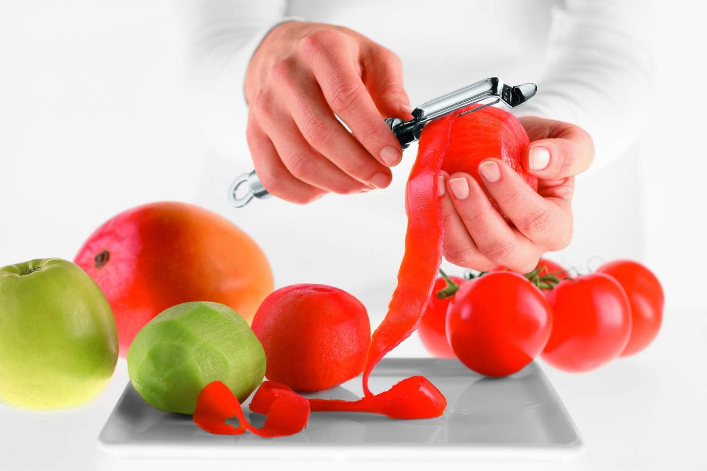 Rosle Stainless Steel Tomato & Kiwi Peeler, 7.9-inch