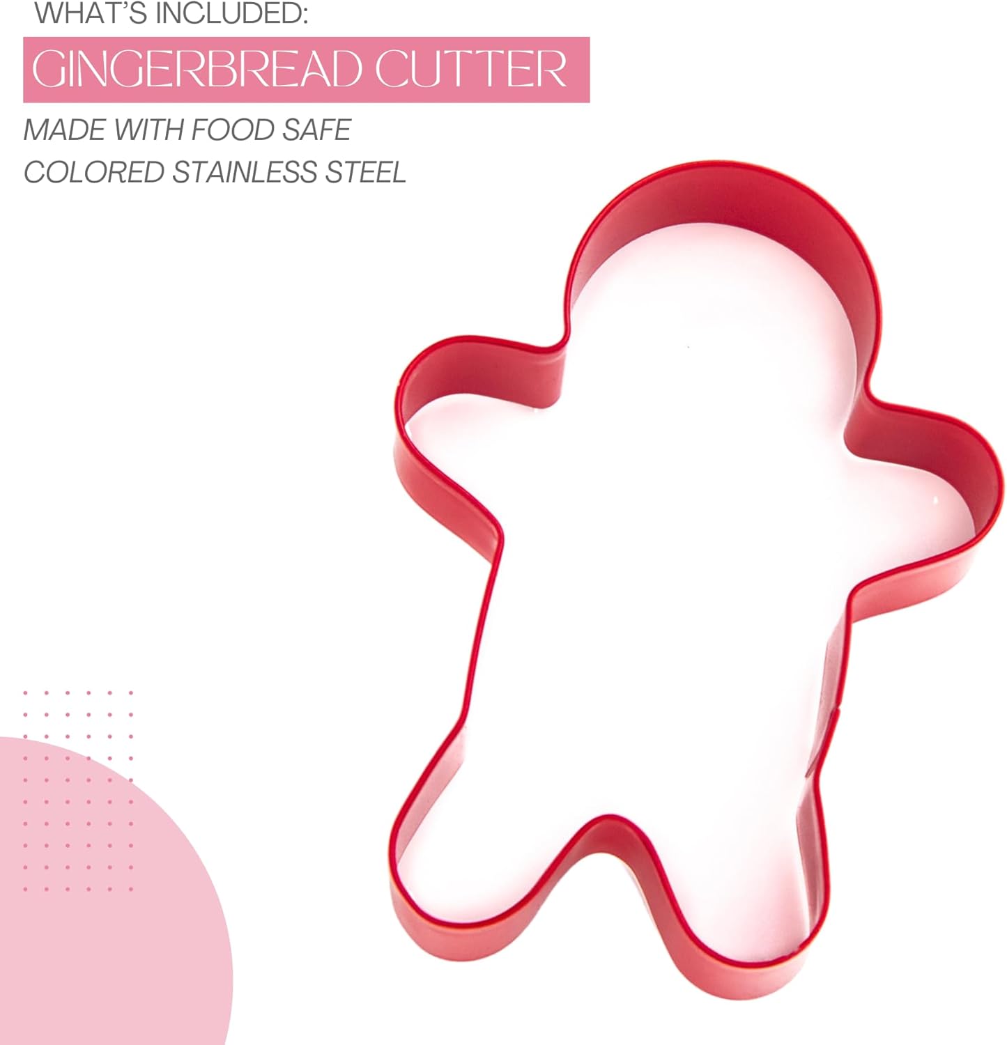 Cookie Cutter Kingdom, Christmas Cookie Cutters, Cookie Cutters Shape, Mold for Cakes Biscuits and Sandwiches (Christmas Gingerbread)