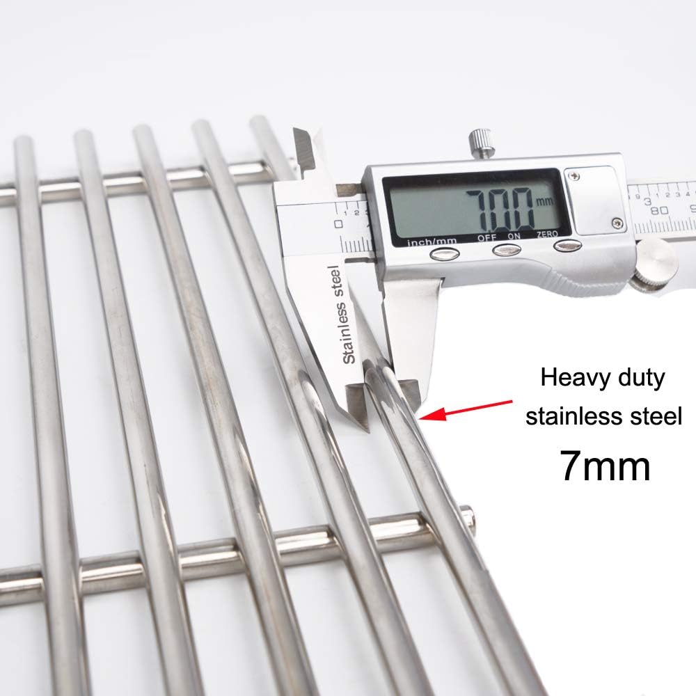 SN8264 (4-Pack) 19 1/4" Stainless Steel Cooking Grid Grates Replacement for Bull 18248 LP, 18249 NG, LP 47628, NG 47629, 57569 NG, 57568 LP, LP 62648, NG 62649 Grill