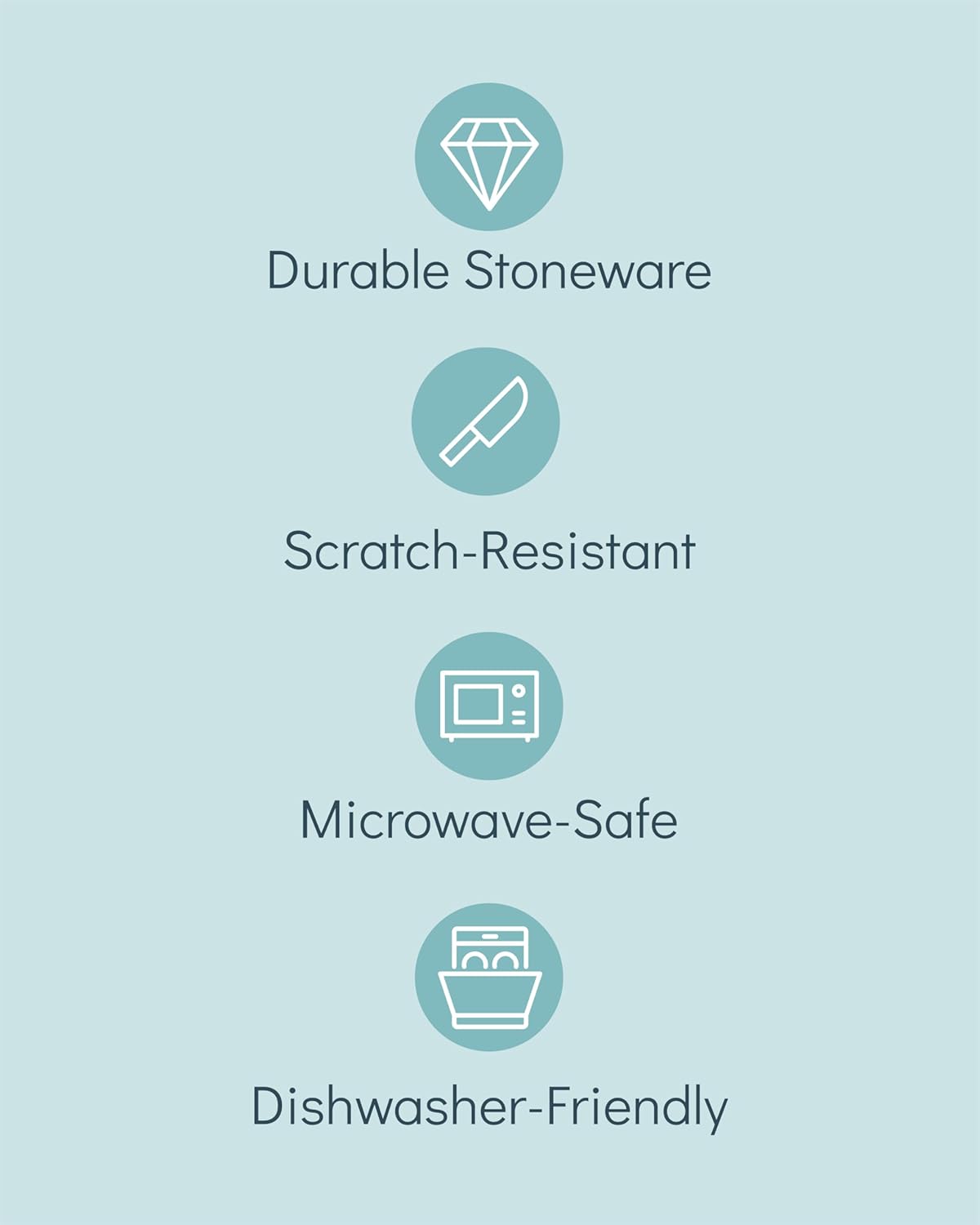 Stoneware dinnerware set 4 persons Rustic 12 pcs - Rustic design dinnerware set, dishwasher safe - Bowl and plate set - Pure Living dinnerware in beige…