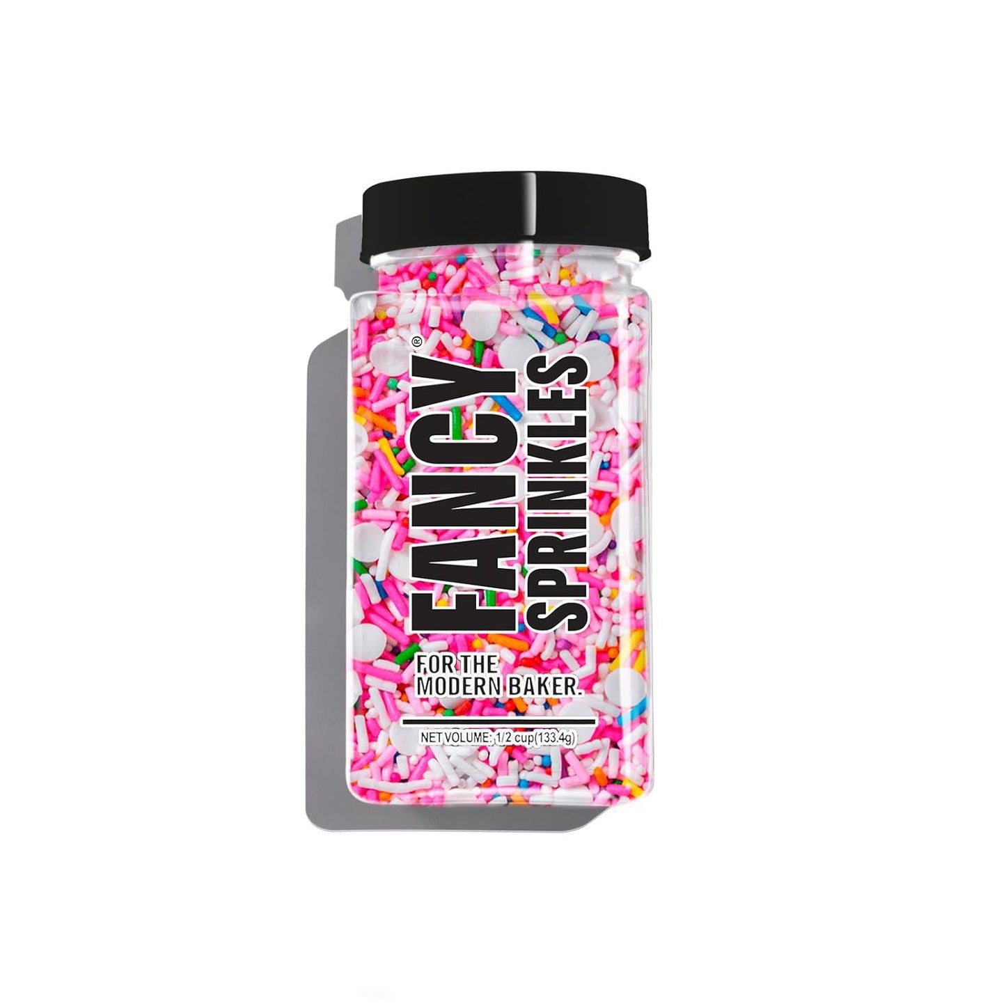 Fancy Sprinkles Animal Crackers Sprinkles, Real Sugar, For Ice Cream, Cookies, Cakes, Cupcakes, Dessert Decorating, Pink & Rainbow Sprinkles (0.5c)