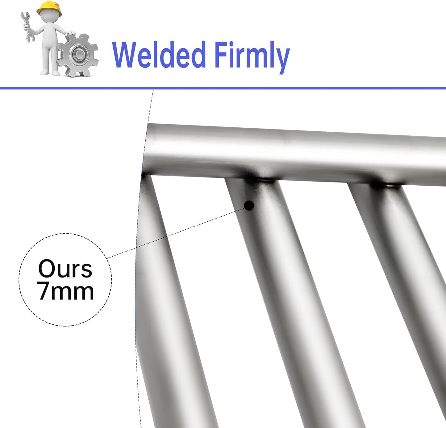 7636 7638 7639 Grill Grates Grill Parts for Weber Spirit 2 Spirit II E-310, E-320, S-310, S-320,GS4 Spirit 300 Series Flavorizer Bars 15.3”, 17” Stainless Steel BBQ Grid Replacement Accessories