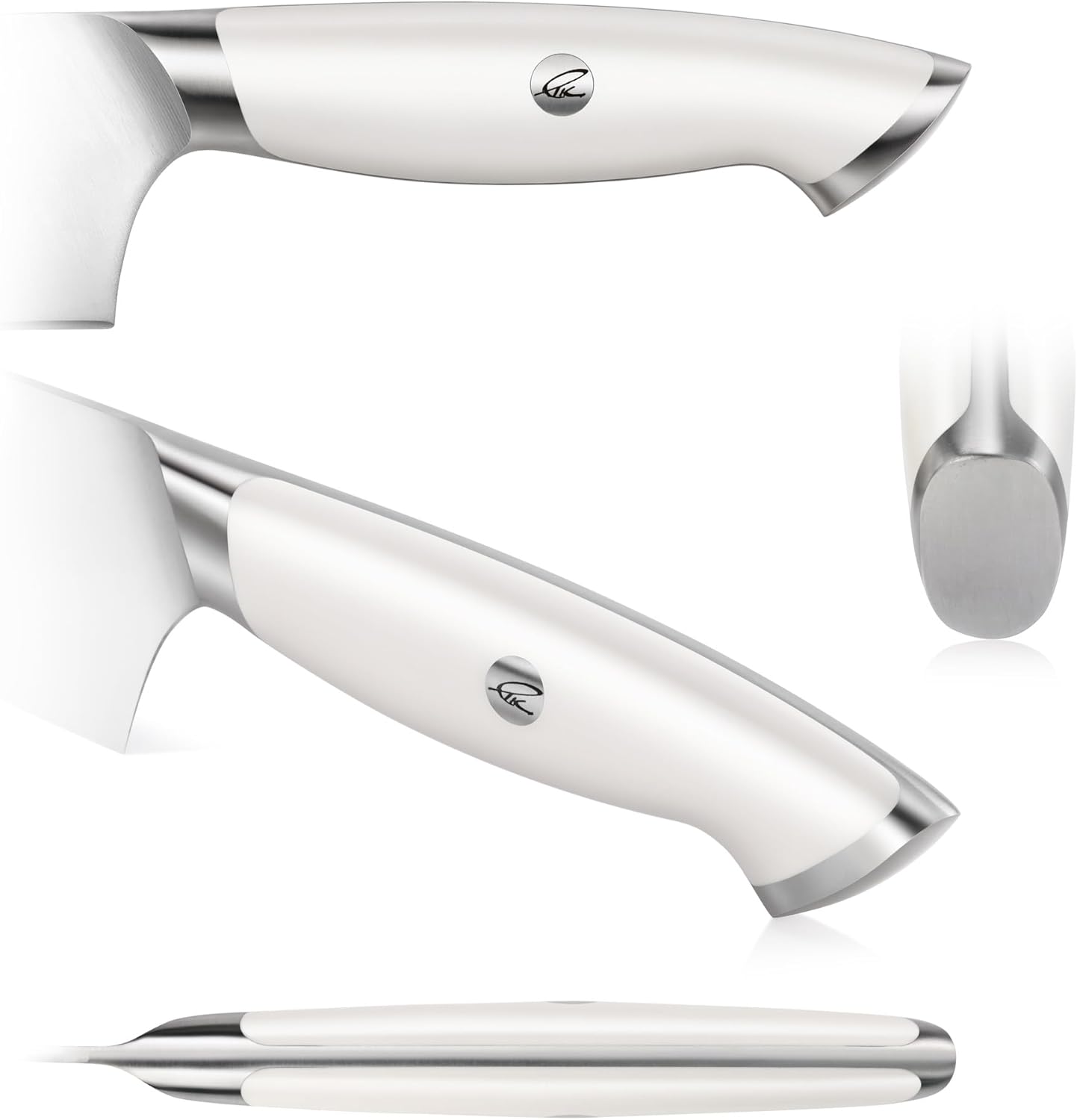 Cangshan Thomas Keller Signature Collection 4-Piece Knife Block Set, White