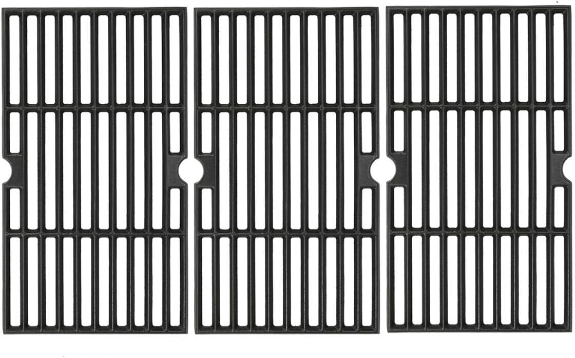Uniflasy Cast Iron Cooking Grates for Dyna glo DGF493BNP DGF493PNP, Grill Grid Replacement Parts for Kenmore 146.23678310 146.16132110 146.16153110 146.20164510 146.23679310 146.23681310 146.23766310