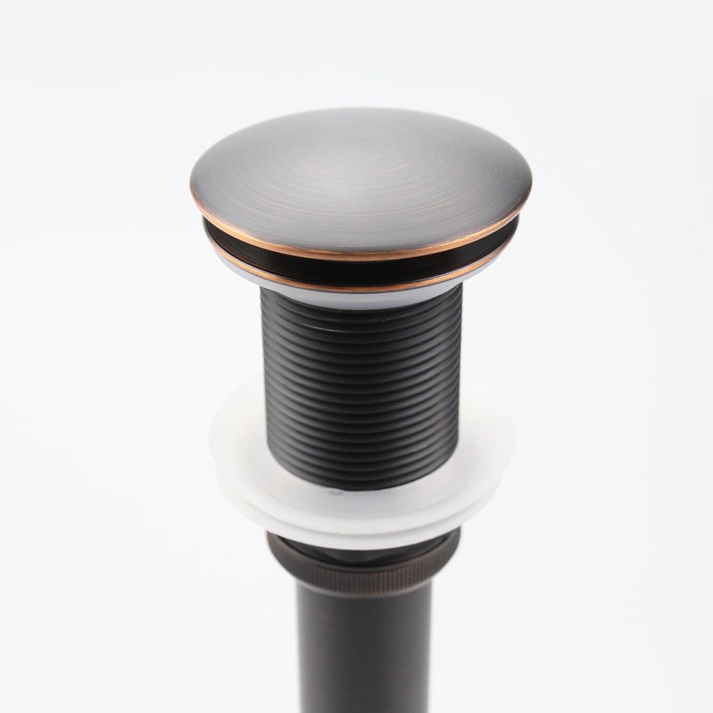 Oil Rubbed Bronze Pop UP Sink Drain, Vanity Bathroom Vessel Lavatory Faucet Drain Stopper, ORB without Overflow