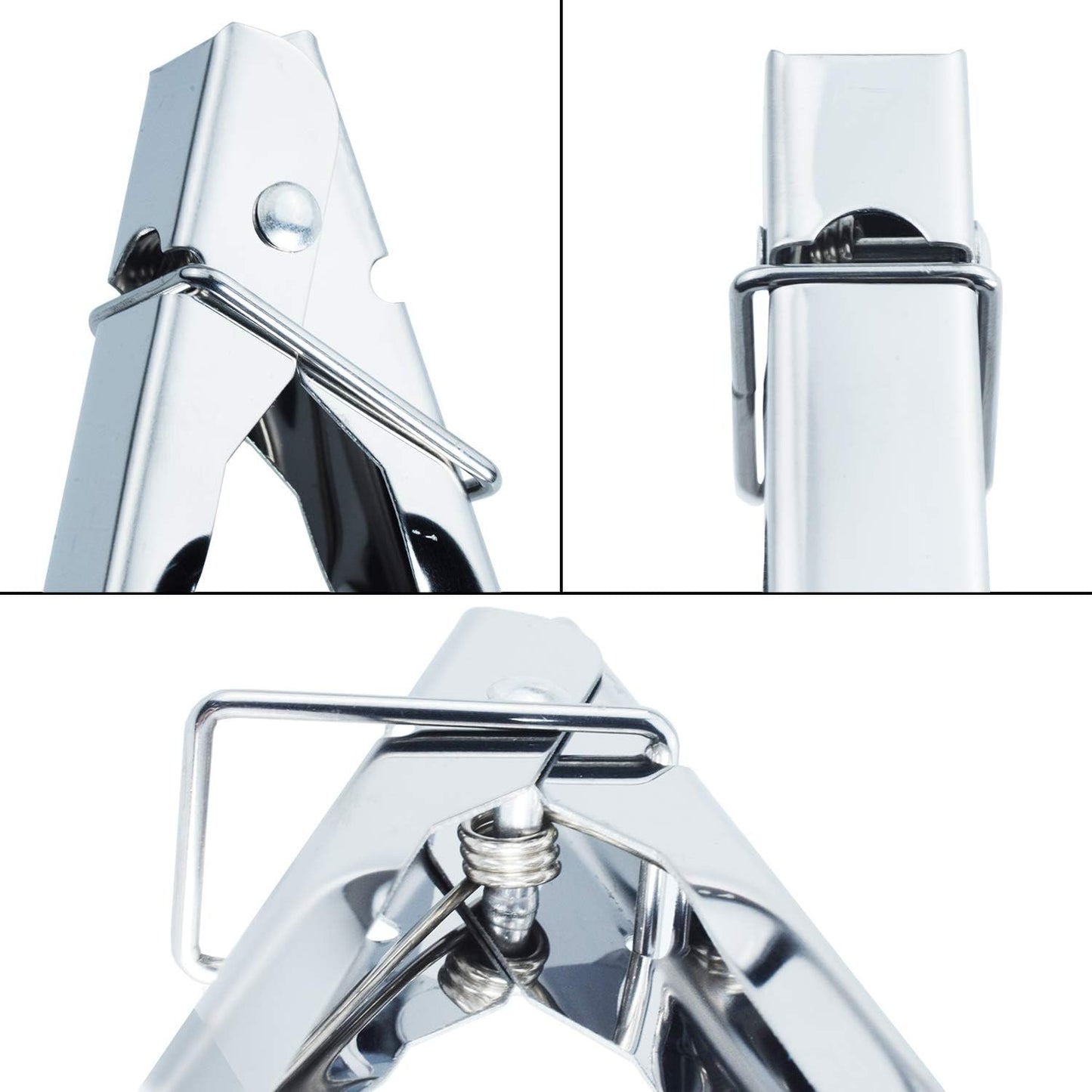 Stainless Steel Serving Tongs Metal Cooking Tongs (9-Inch 3 Pieces)