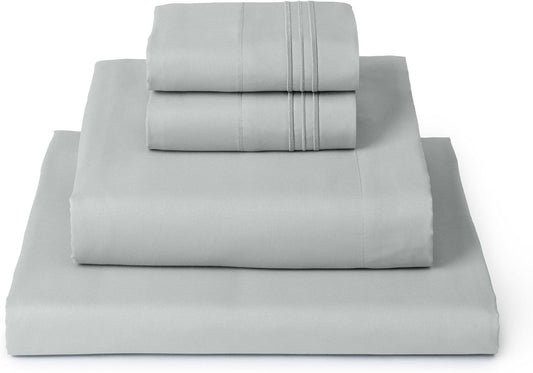 Mellanni Extra Deep Full Sheets - 4 PC Iconic Collection Bedding - Hotel Luxury, Ultra Soft, Cooling Bed Sheets - Wrinkle, Fade, Stain Resistant (Full, Spa Mint)