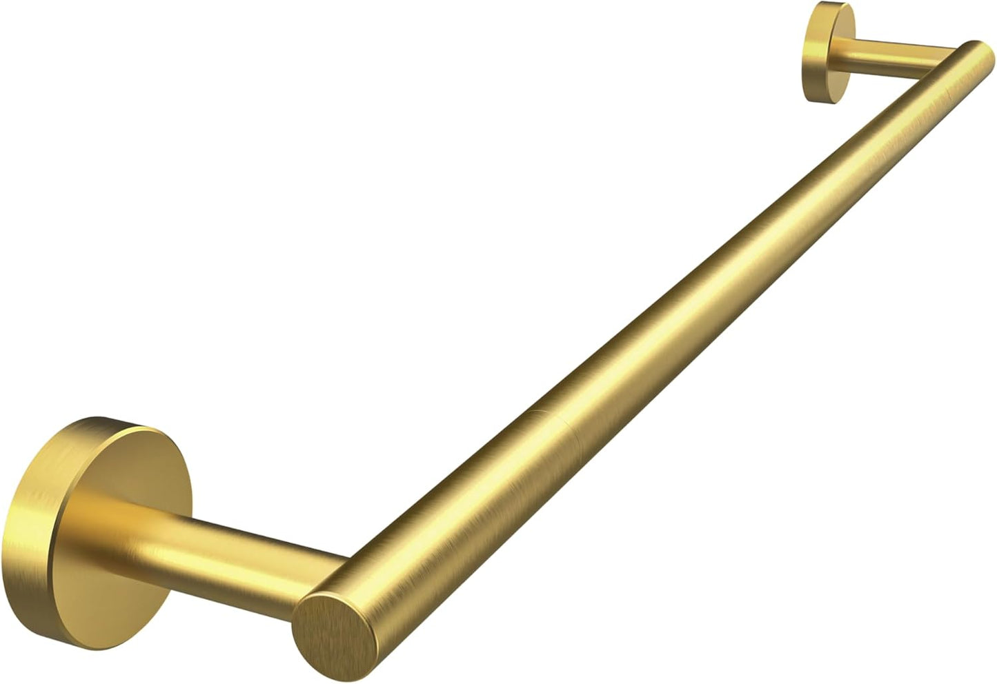 24 Inch Brushed Towel Bar Towel Rack for Bathroom Kitchen Hand Towel Holder Dish Cloths Hanger SUS304 Stainless Steel RUSTPROOF Wall Mount (Gold)