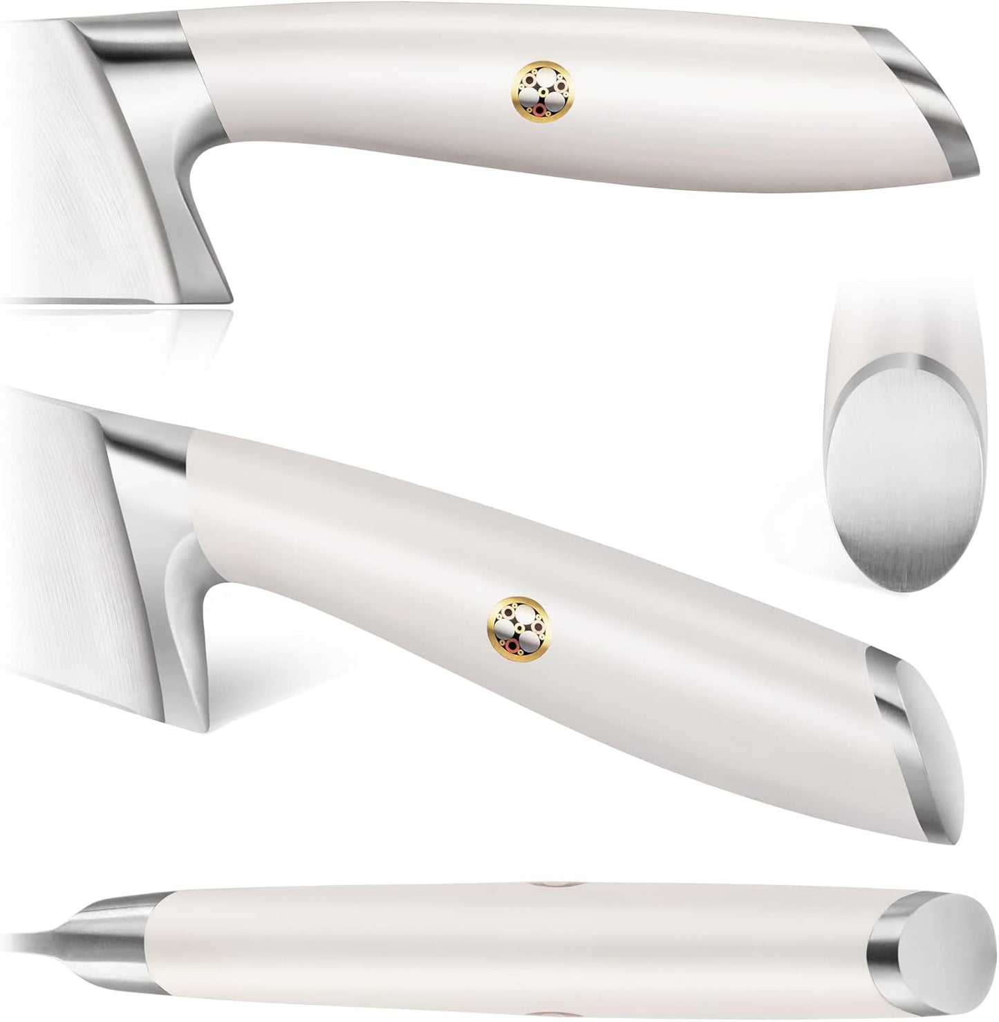 Cangshan L1 Series 17-Piece Knife Set, Forged German Steel (White)