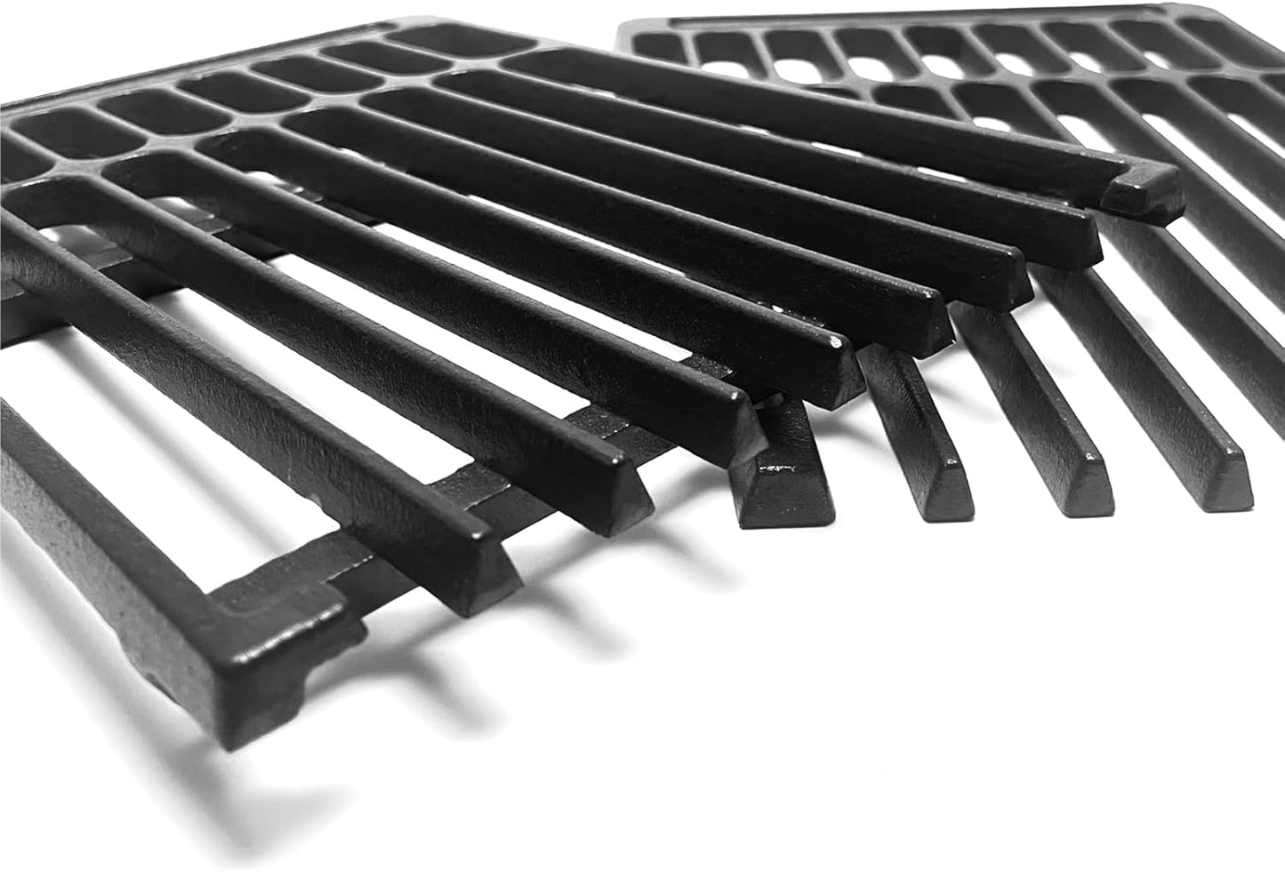 Cast Iron Cooking Grill Grates Replacement Adjustable Universal Extends from 14" to 20" Long, 8" Wide Each Adjust Expandable Cooking Grill Grids (3pack)