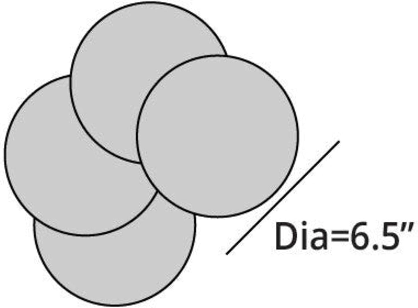 Covermates Keepsakes - Quilted Divider Set - Set of 4 - Scratch & Breakage Protection - Stain Resistant - Machine Washable - China Storage, Cream