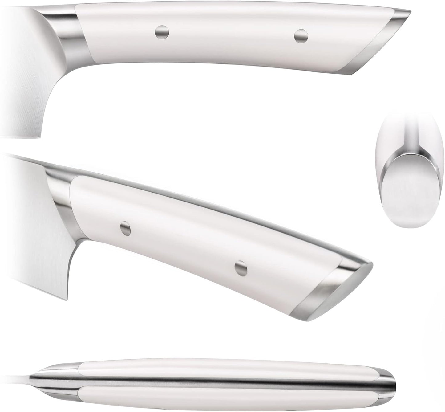 Cangshan HELENA Series German Steel Forged Knife Block Set (8-Piece, White)