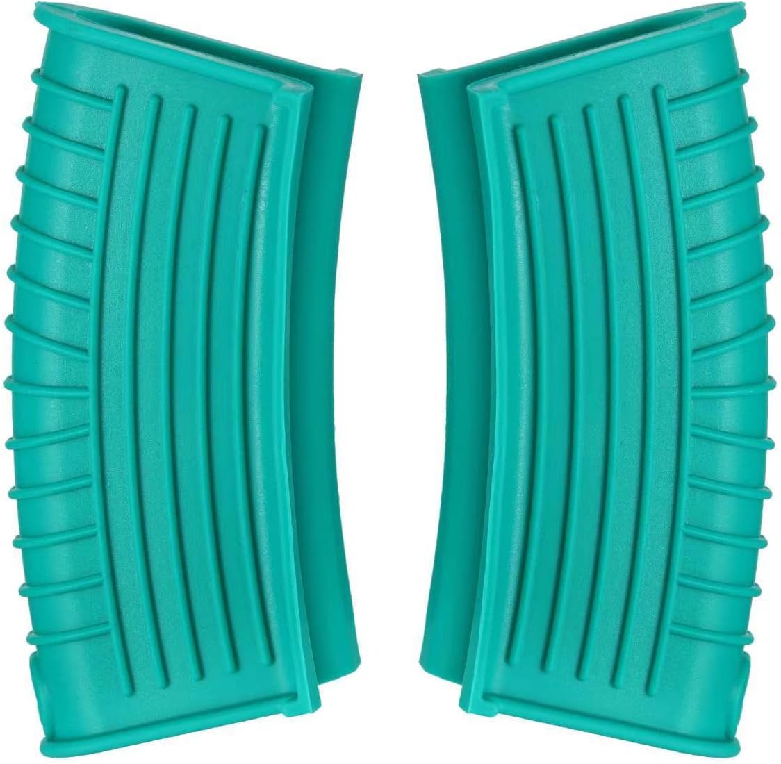 8 Pieces Silicone Hot Tool Holder Heat Resistant Potholder Cookware Handle Non Slip Rubber Pot Holders Handles Grip Covers for Cast Iron Skillet Silicone Cooking Kitchen Suits (Blue)