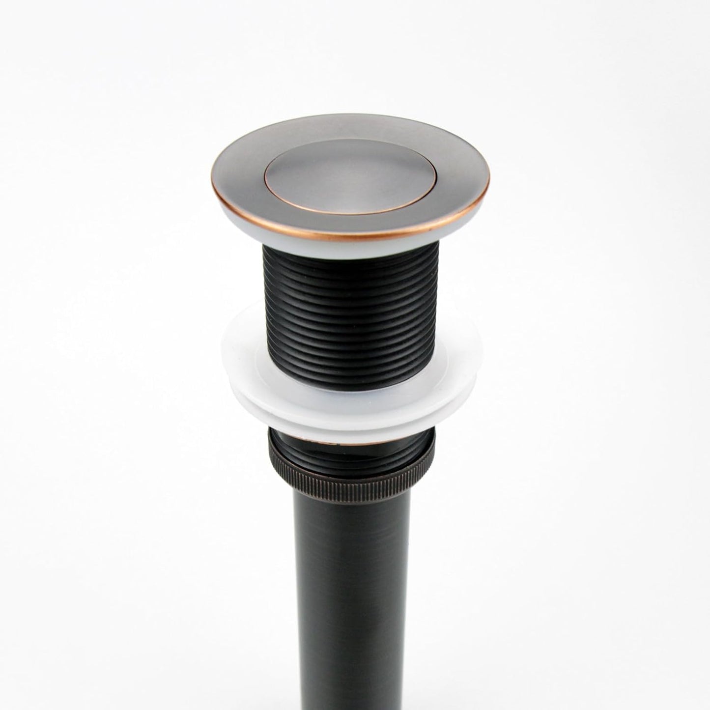 Oil Rubbed Bronze Pop Up Drain, Bathroom Vessel Lavatory Vanity Faucet Sink Drain Stopper, ORB without Overflow