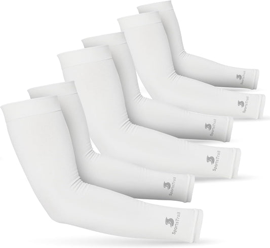 SportsTrail Cooling Arm Sleeves for Men & Women – Breathable, UV Sun Protection, Sports Arm Sleeves for Women, Men & Youth