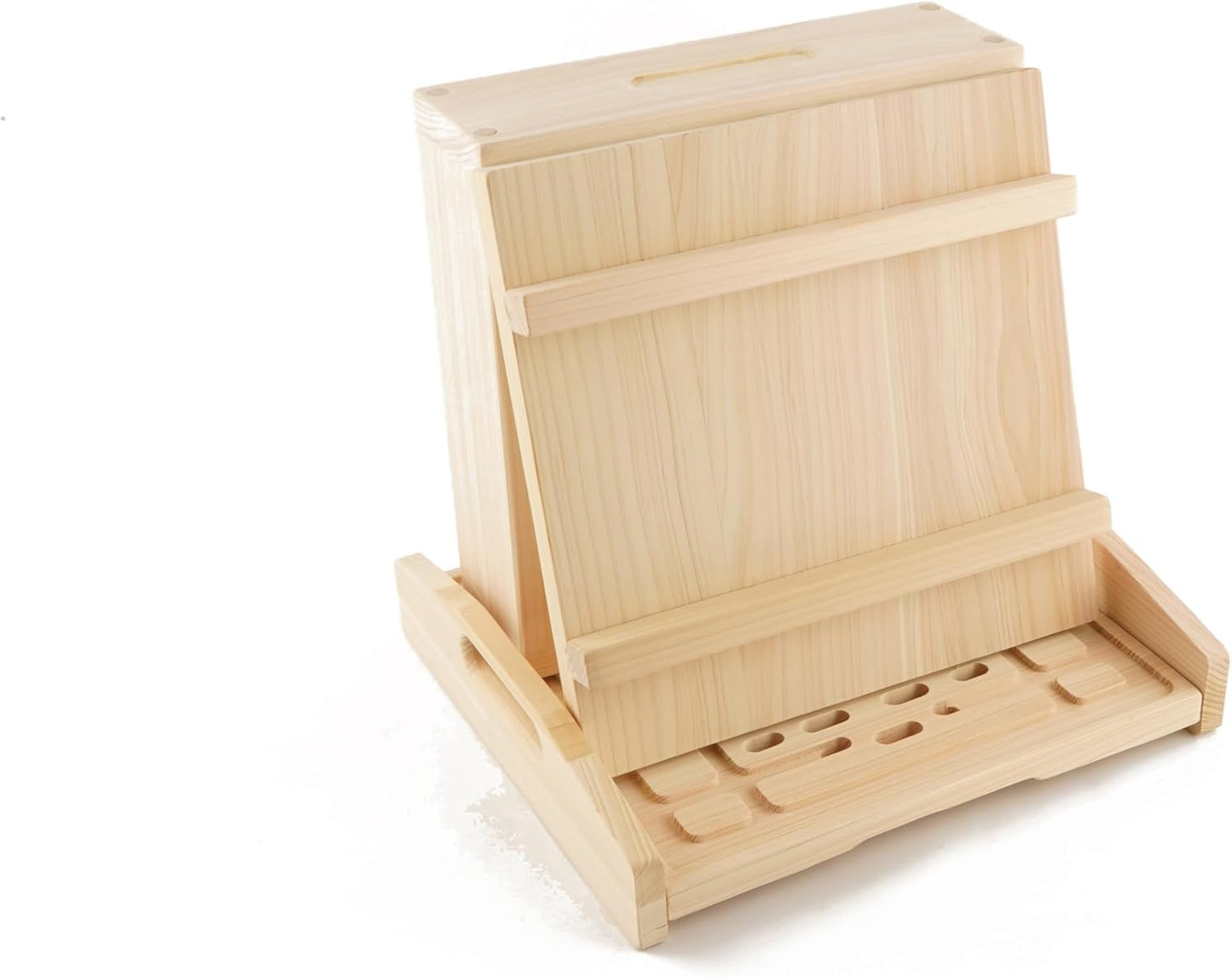 BOUMBI Hinoki wood Square Steamer, available for 8.6-9.6 inces round pots (11 x 11 x 3.54 inches)