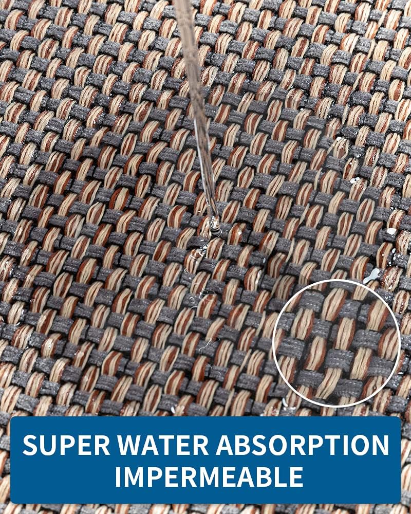 Kitchen Rugs and Mats Non Skid Washable, Absorbent Runner Rugs for Kitchen, Front of Sink, Kitchen Mats for Floor(Grey, 20"x47")