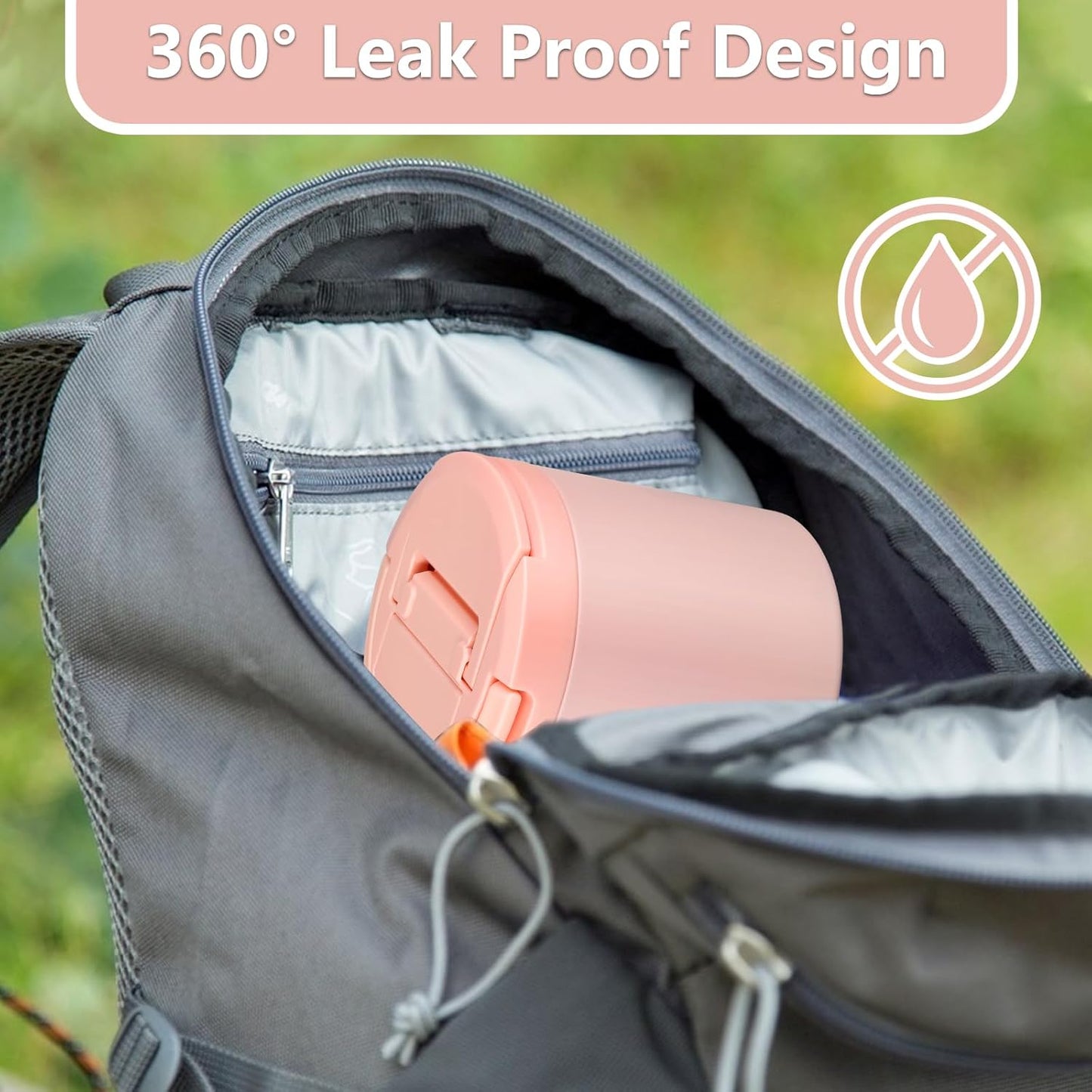 Thermo for Hot Food, Soup Thermo for Adults 40oz Lunch Containers Wide Mouth, Insulated Food Container Leak Proof Vacuum Stainless Steel With Carry Handle and Spoon BPA Free