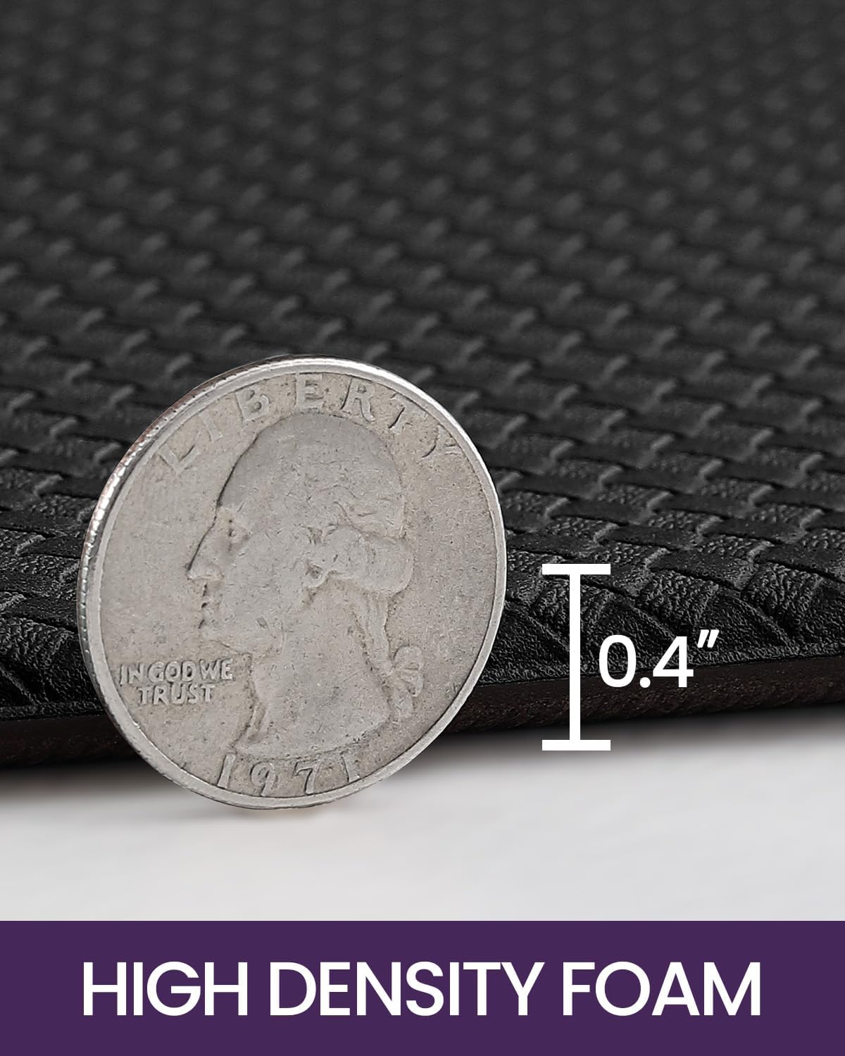 DEXI Kitchen Floor Mats Cushioned Anti Fatigue, 23x86, Large Long Standing Runner Rug Waterproof, Comfort Memory Foam Padded for Front Sink Laundry, Black