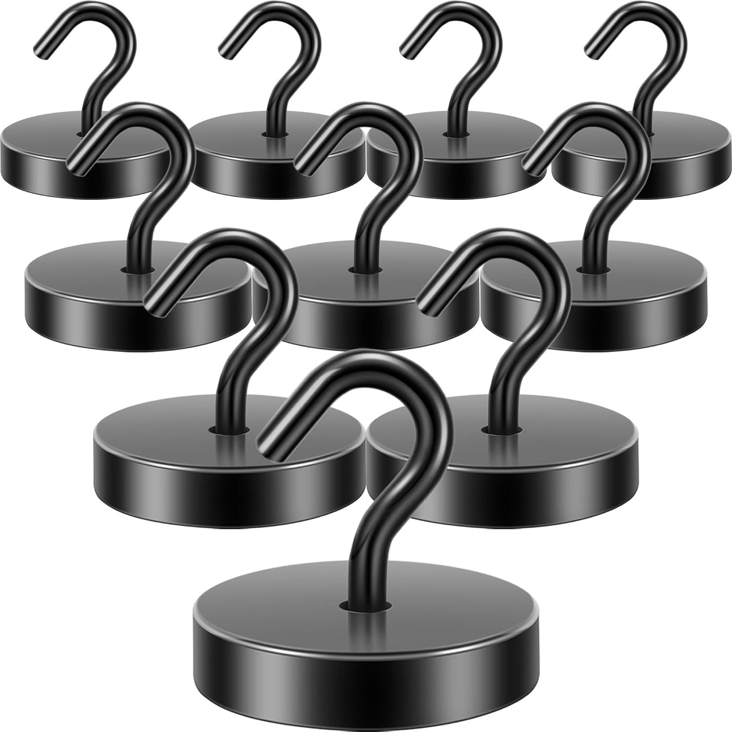 Neosmuk Magnetic Hooks, Cruise Ship Essentials, 100lb+ Heavy Duty Magnetic Hooks for Cruise Cabins, Refrigerator, Grill, Hanging, and Travel | Extra Strong Must-Haves Magnet Hook,Gold