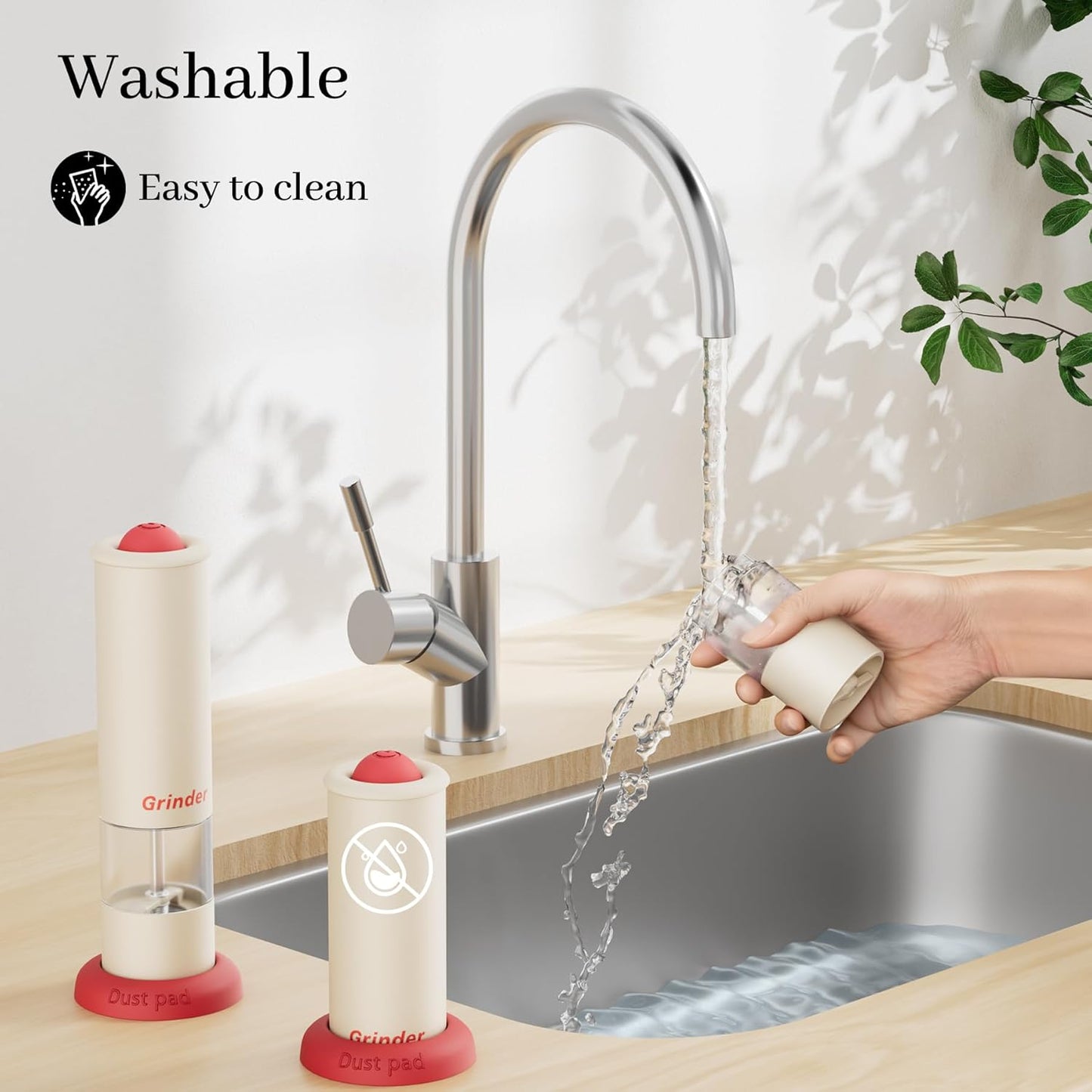 Electric Salt and Pepper Grinder Set, USB Rechargeable Adjustable Coarseness Automatic Salt Pepper Mill Shakers/Grinder Kitchen Spice Mill for Outdoor, Home Chefs Idea for New House Warming Gifts