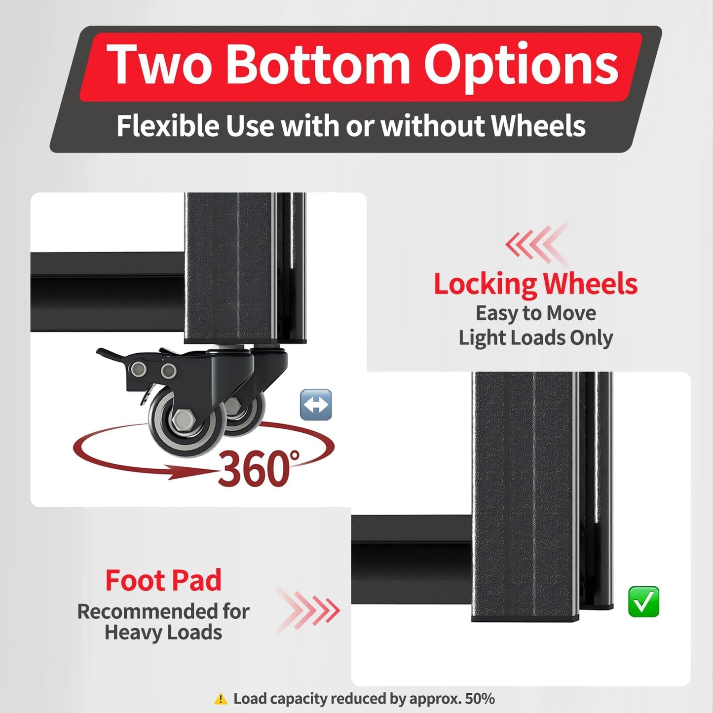 78" H 5-Shelf Metal Storage Shelves, 2000 lbs Garage Shelving Unit with Pegboard, Adjustable Industrial Heavy Duty Storage Rack with Wheels, 47.2" W x 18" D for Pantry Basement, Black