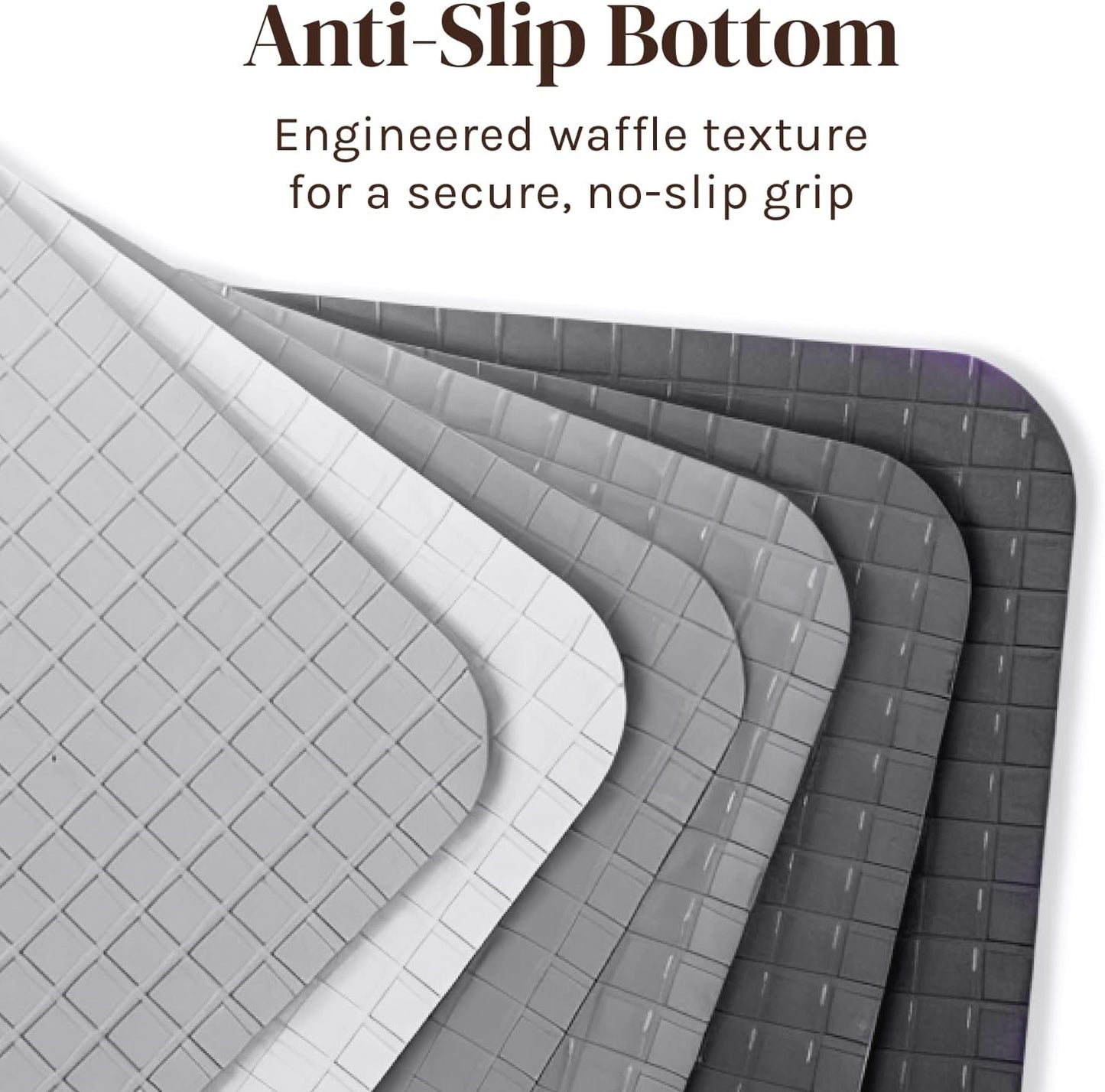 Extra Thick Flexible Plastic Cutting Board Mats with Food Icons & EZ-Grip Waffle Back, (Set of 6) Dishwasher Safe