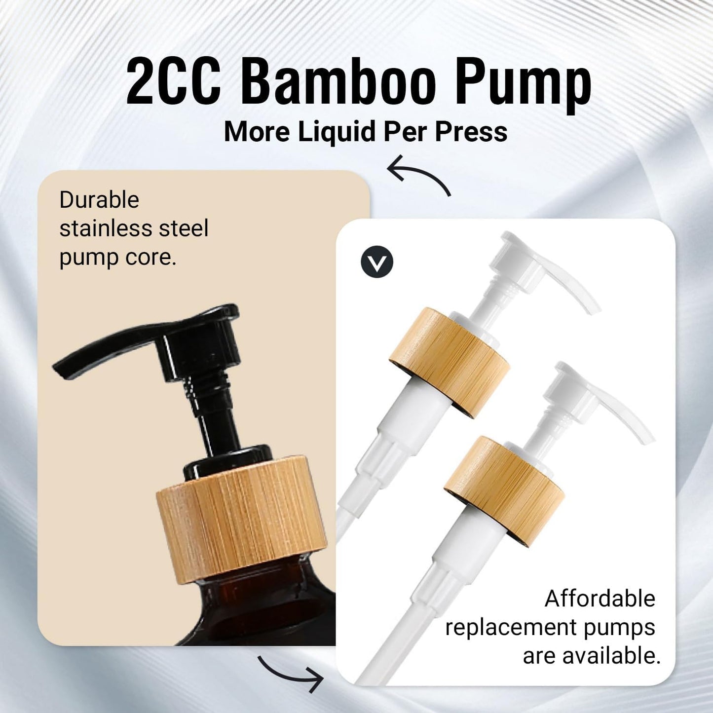 MOMEEMO White Soap Dispenser Set, Contains Hand and Dish Soap Dispenser, Suitable for Kitchen Decor. (White)