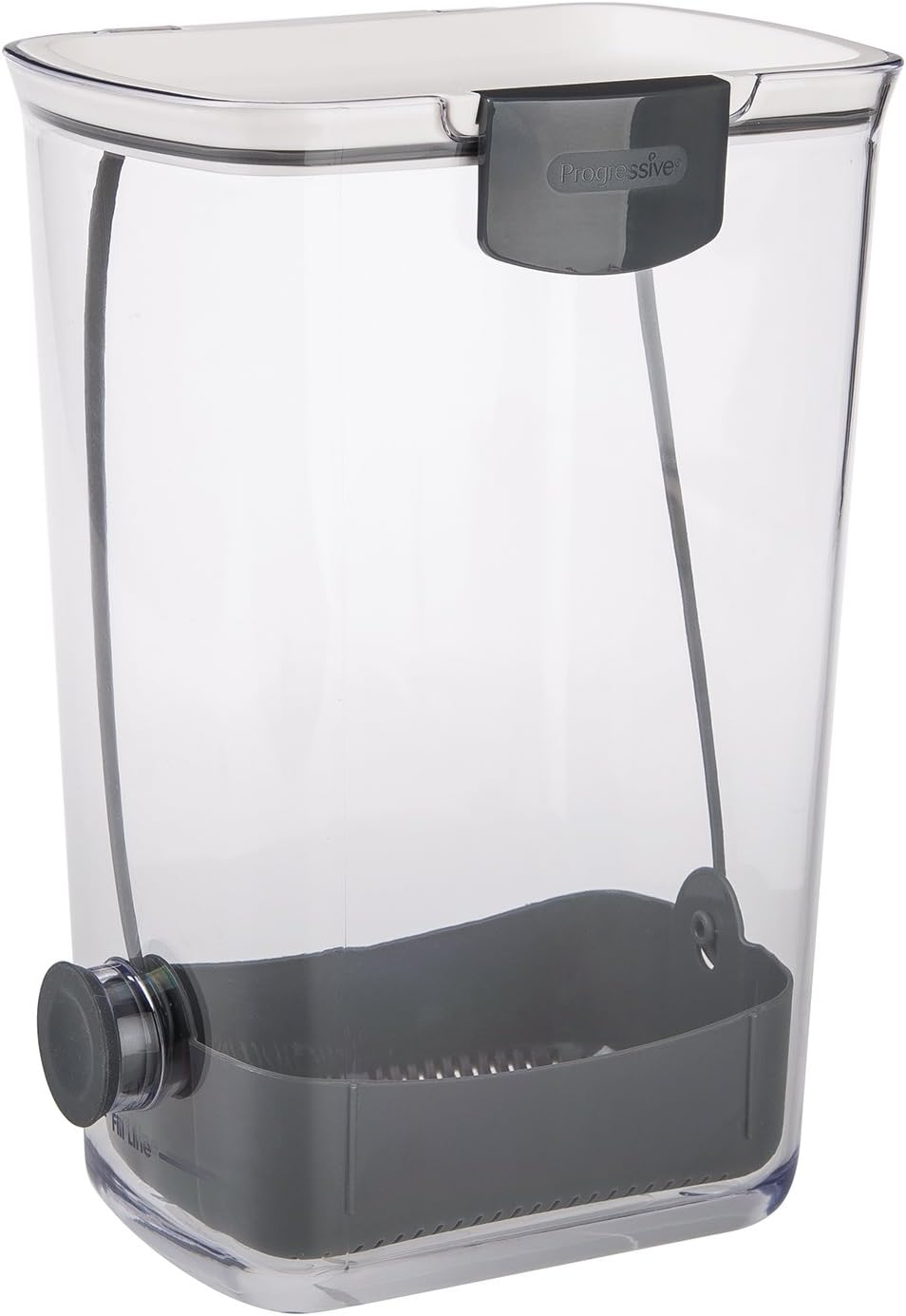 ProKeeper Herb Keeper – 1-Piece, White, with Removable Silicone Drain Plug, BPA-Free Plastic