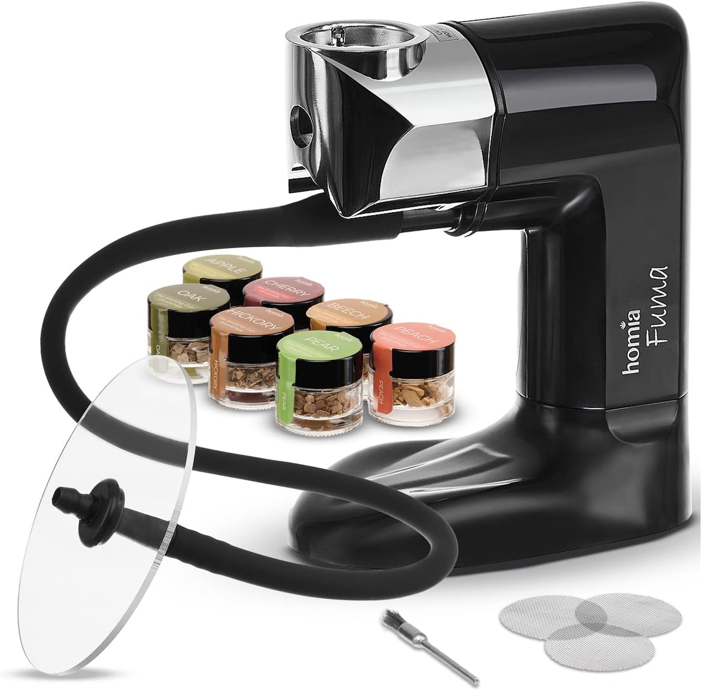 Cocktail Smoker Kit - Whiskey Smoker Kit - Smoke Infuser - Starter Kit, 12 PCS, Smoker Machine with Accessories and Wood Chips - Indoor Smoker - Gift for Men